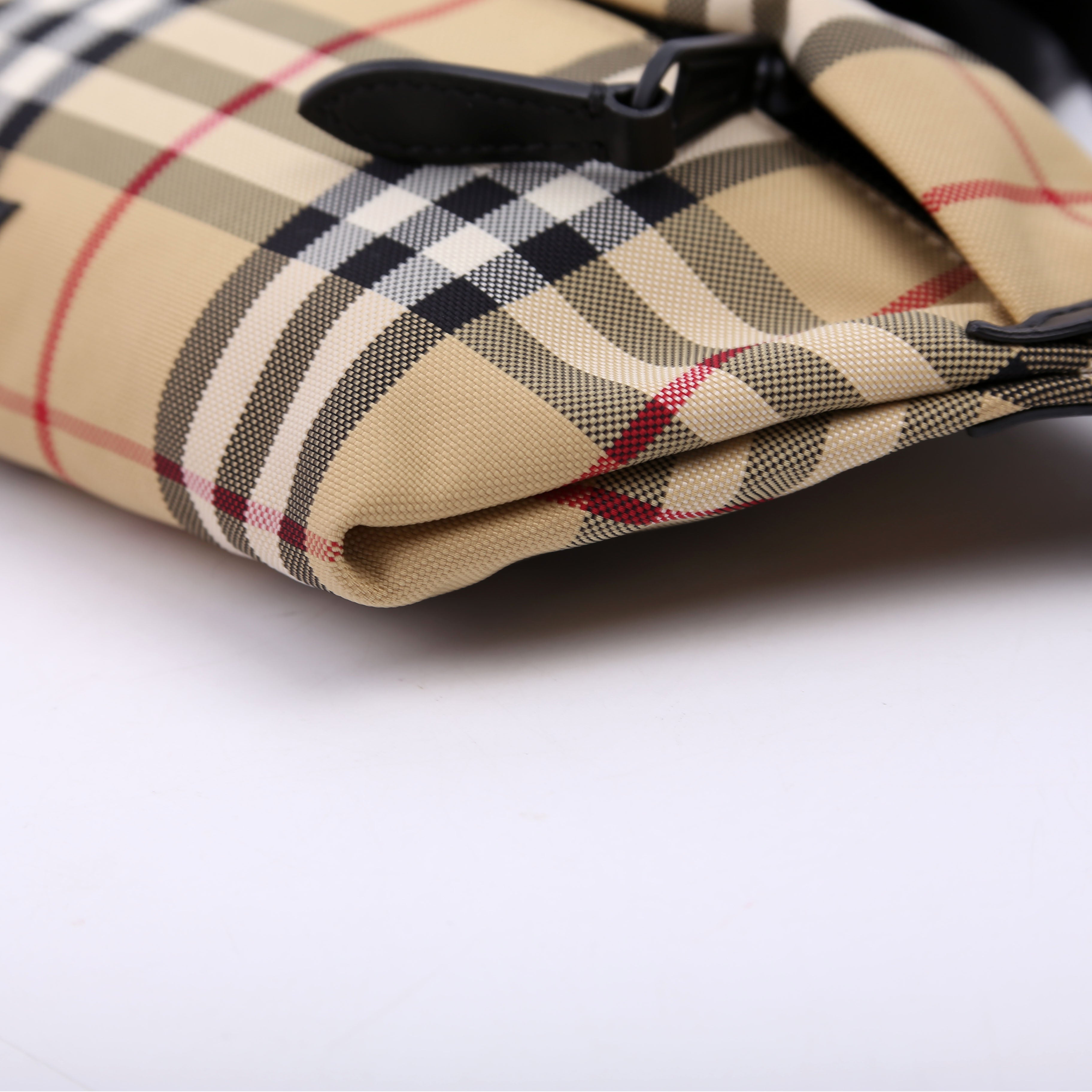 Stevie Vintage Check Belt Bag Tan