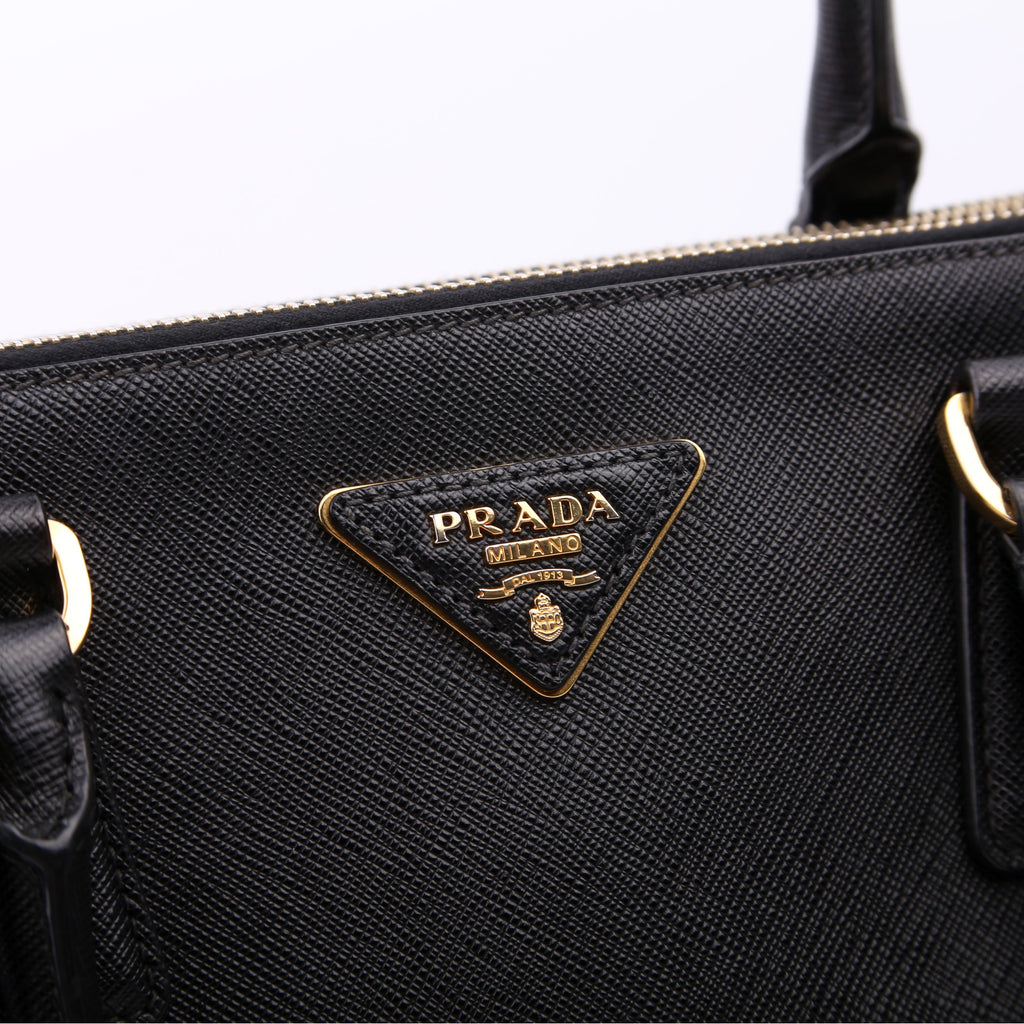 Saffiano Galleria Medium Black