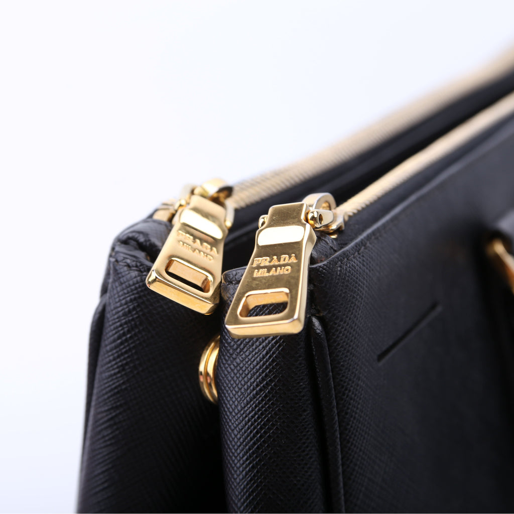Saffiano Galleria Medium Black
