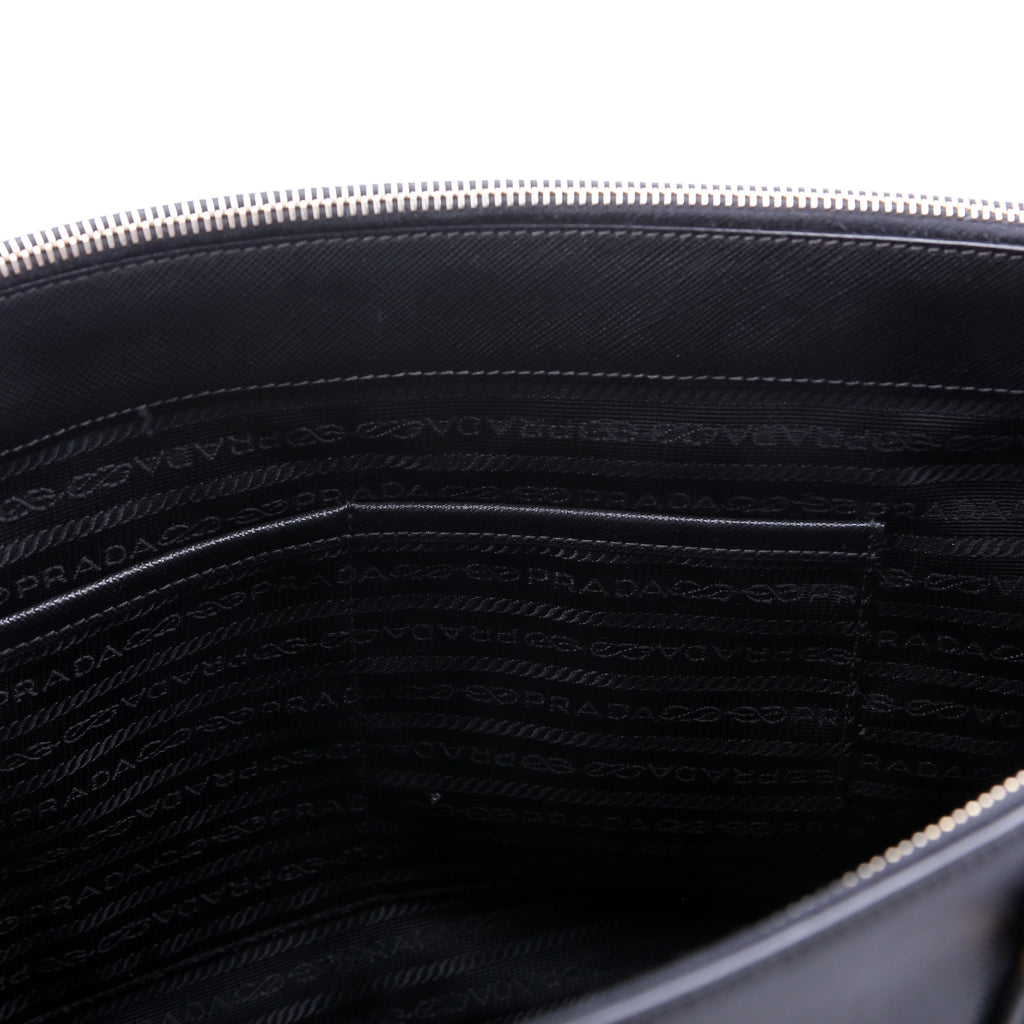 Saffiano Galleria Medium Black