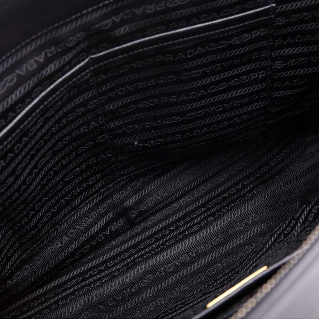 Saffiano Galleria Medium Black