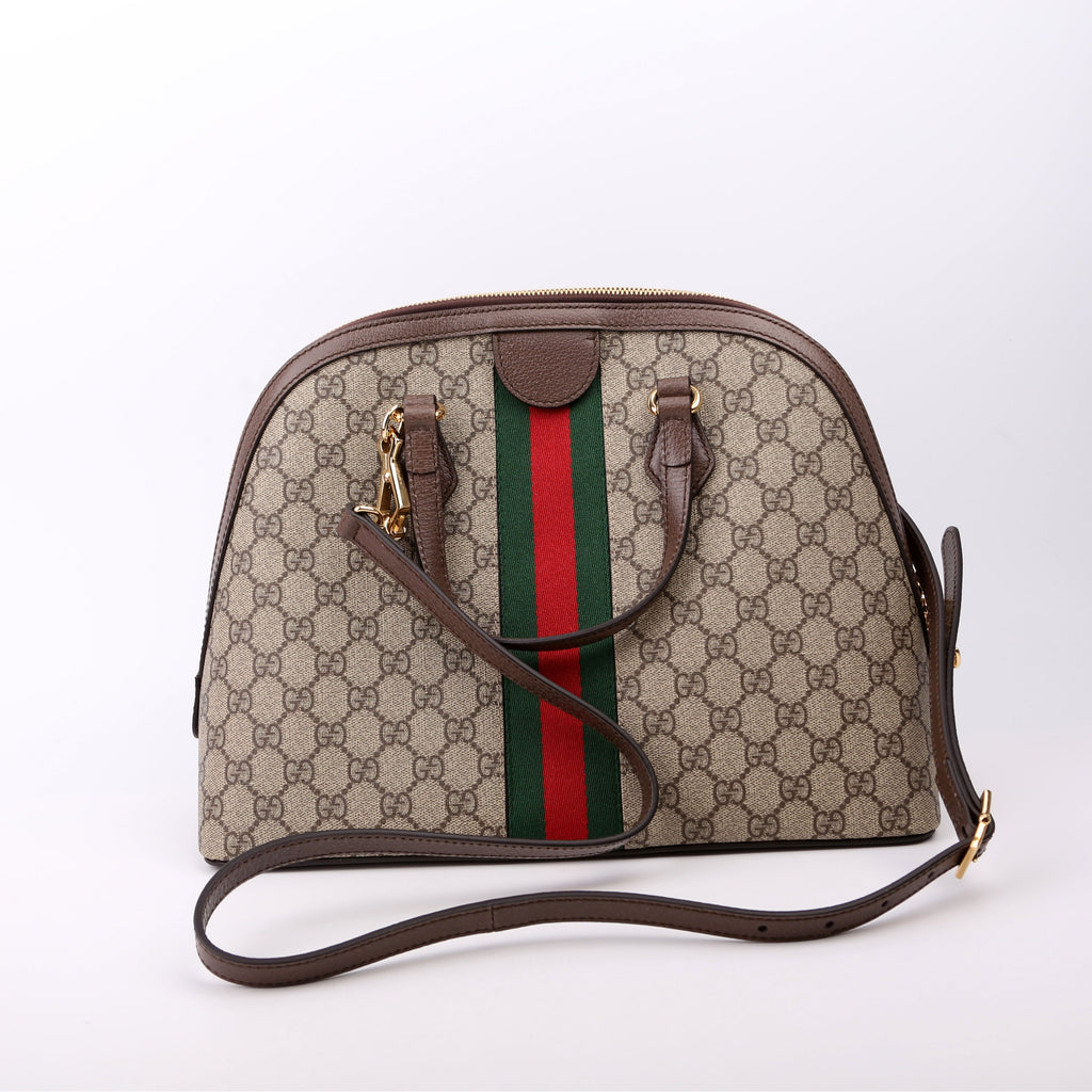 524533 Ophidia Medium Top Handle Brown