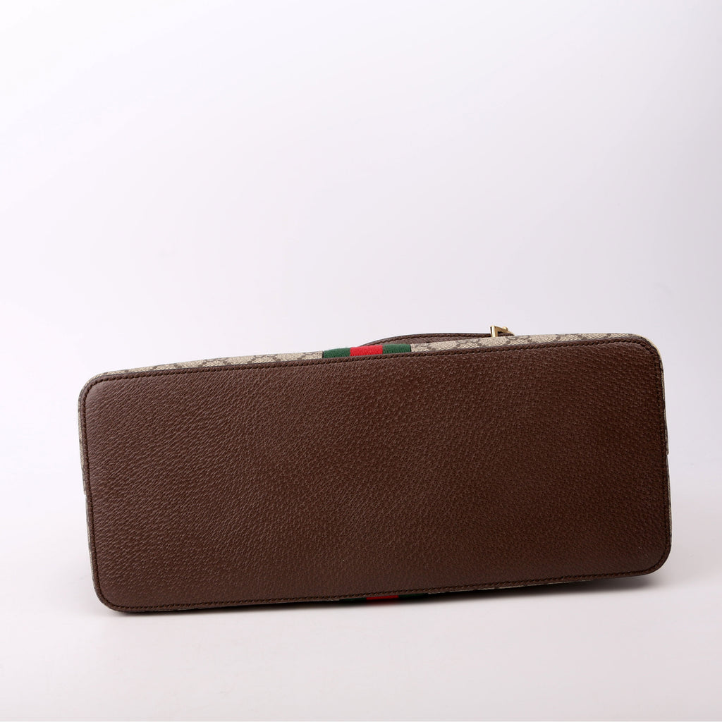 524533 Ophidia Medium Top Handle Brown