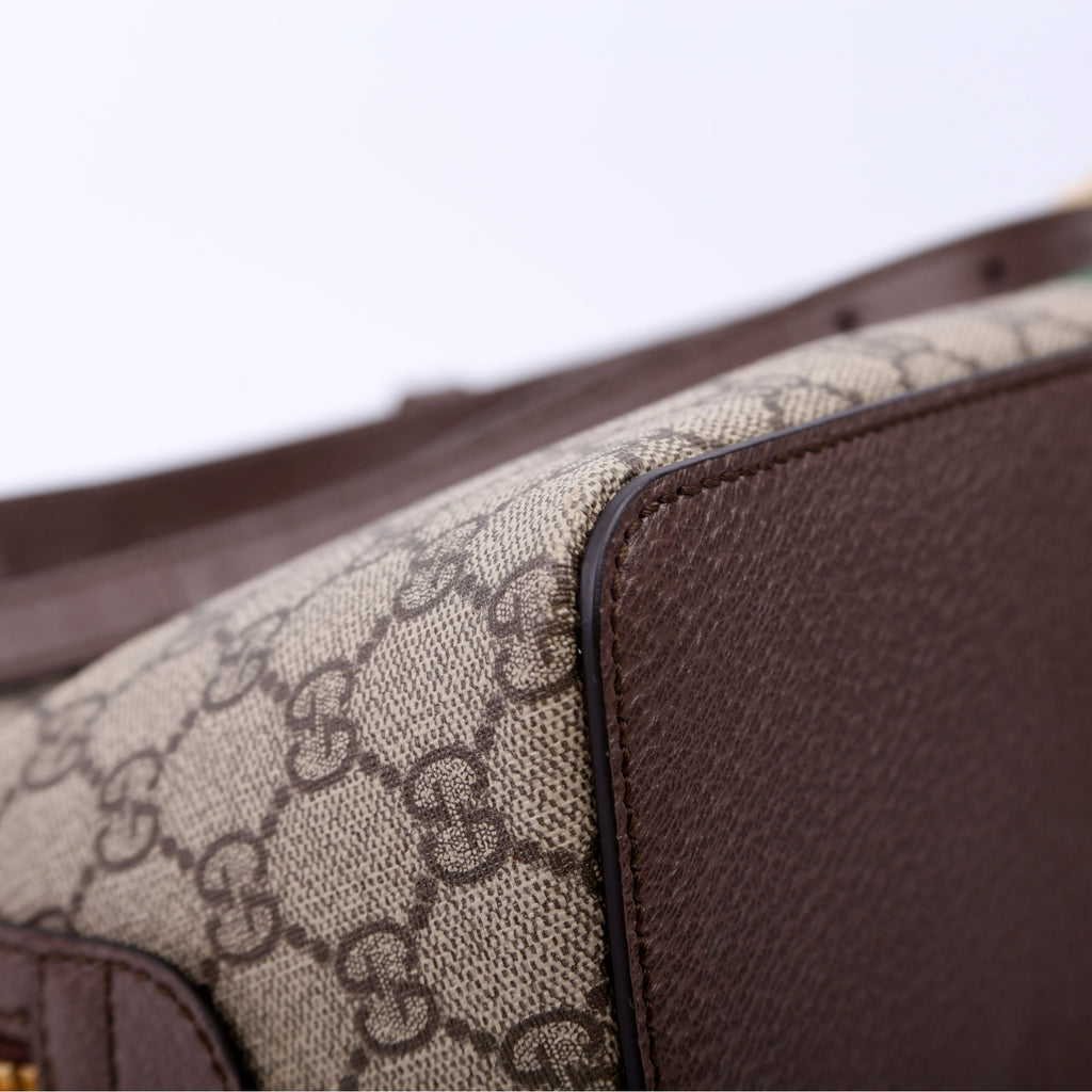 524533 Ophidia Medium Top Handle Brown