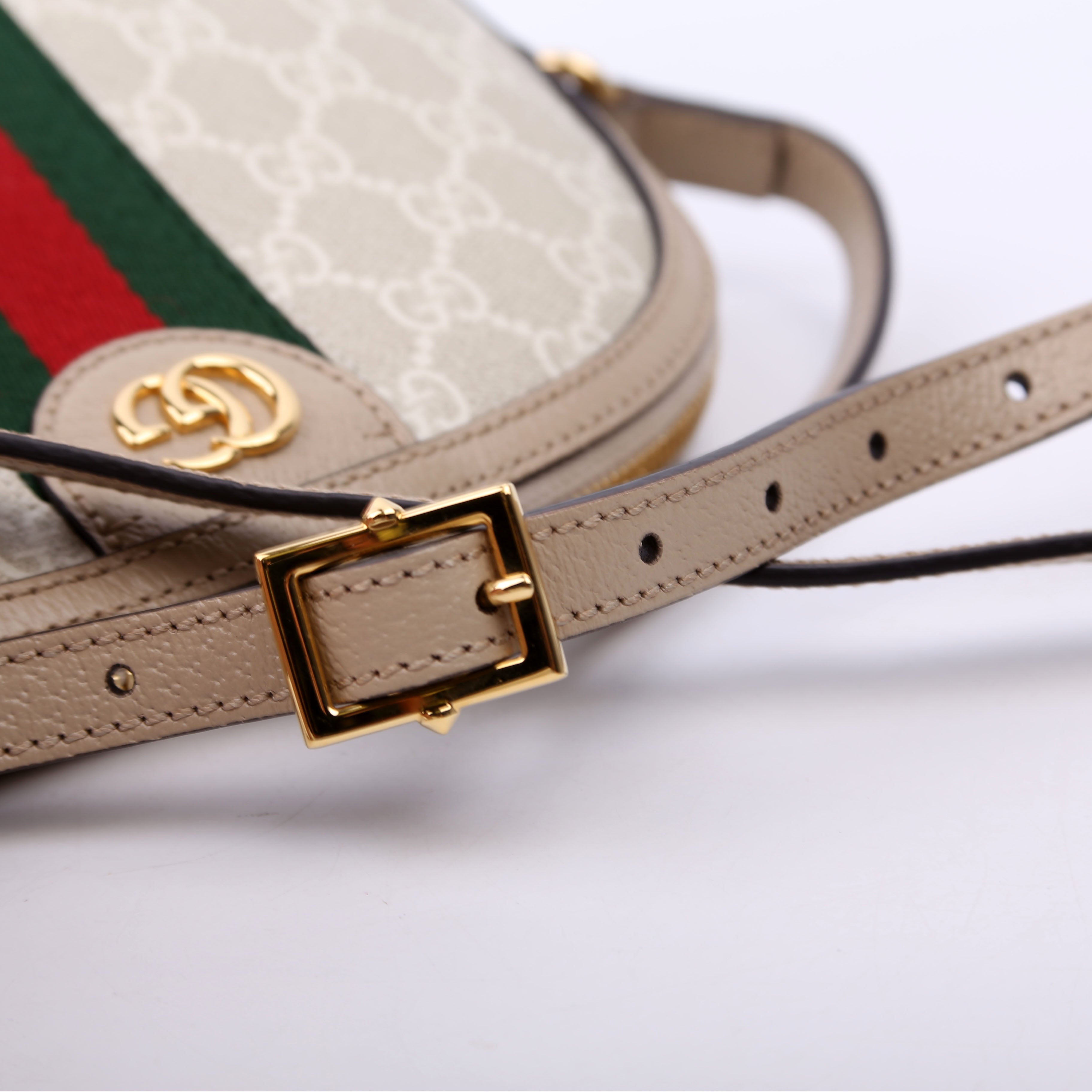 499621 Ophidia GG Small Crossbody Tan