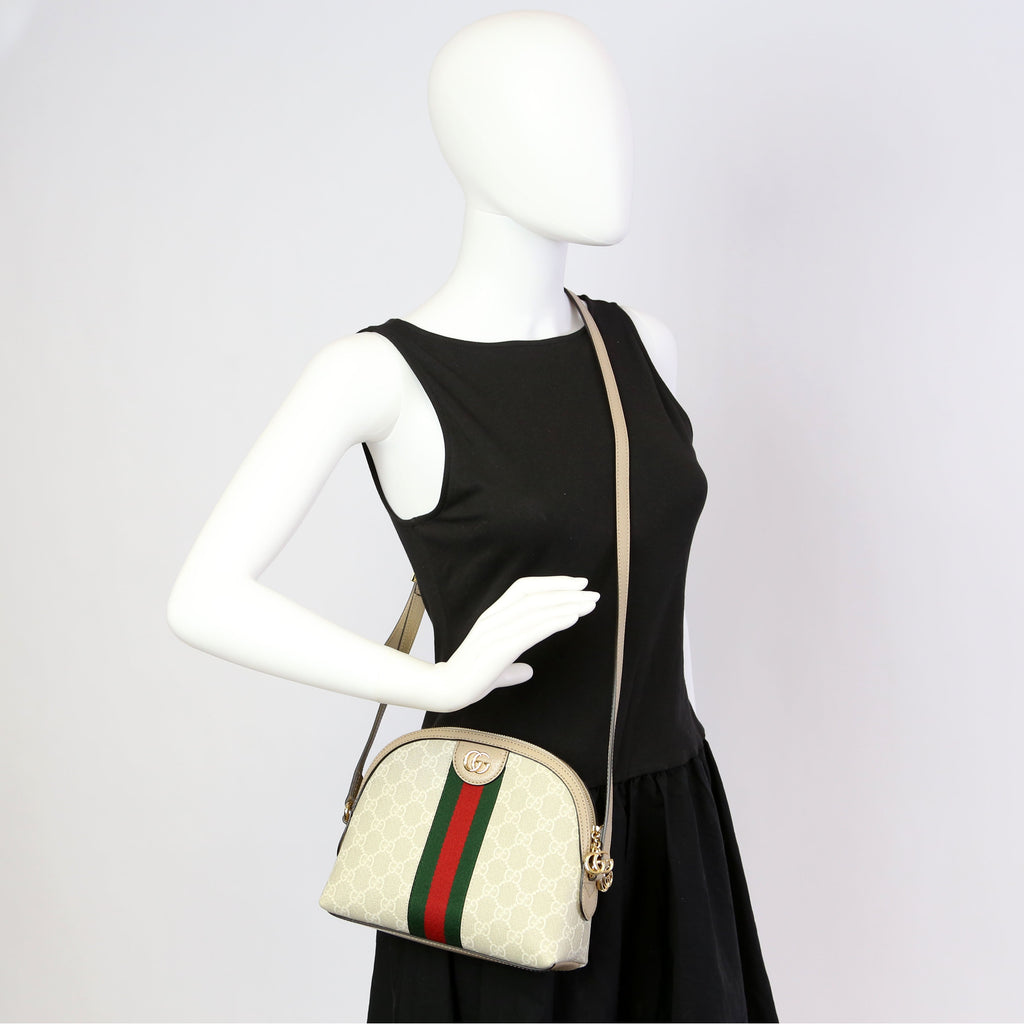 499621 Ophidia GG Small Crossbody Tan