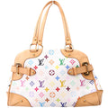Claudia Multicolor Monogram White