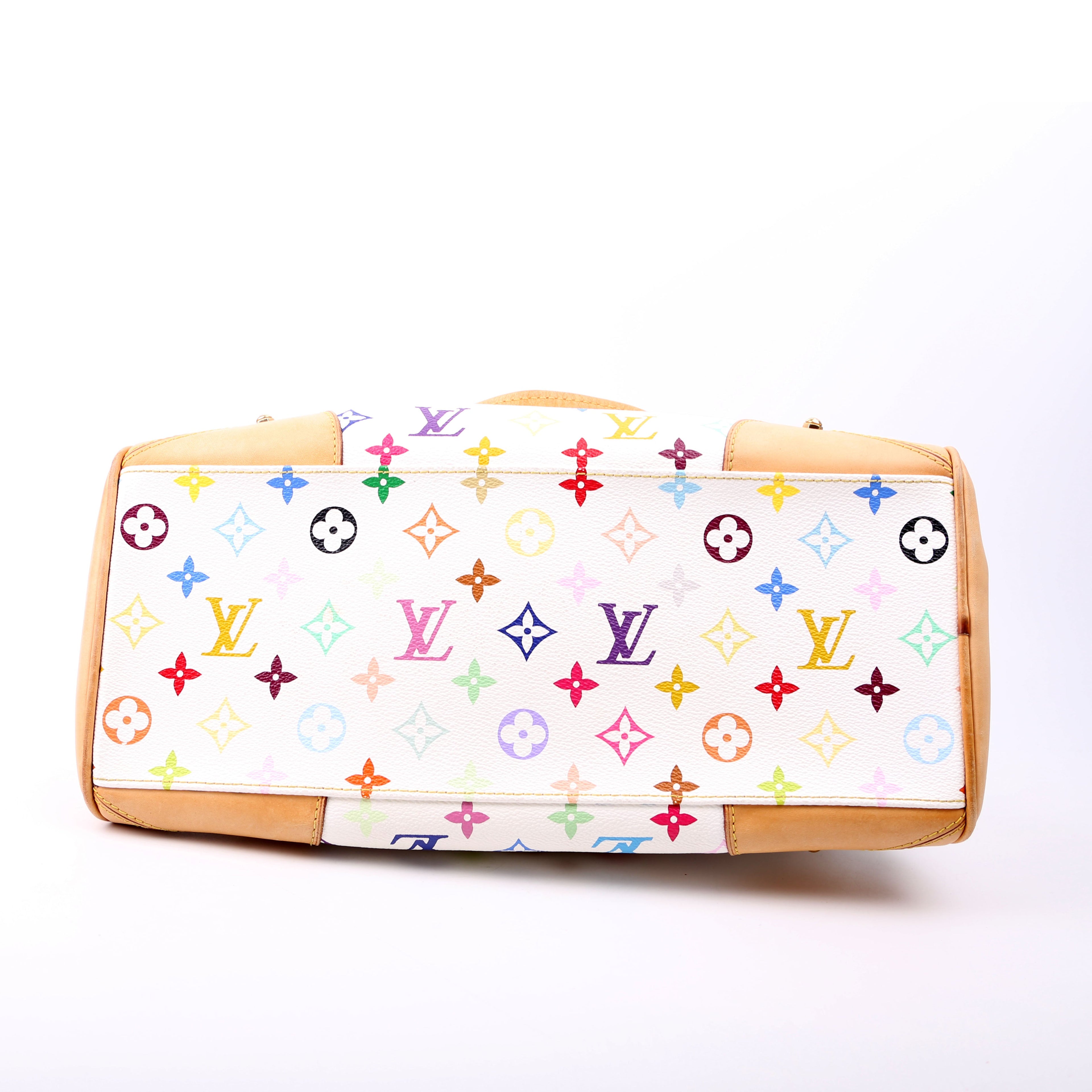 Claudia Multicolor Monogram White