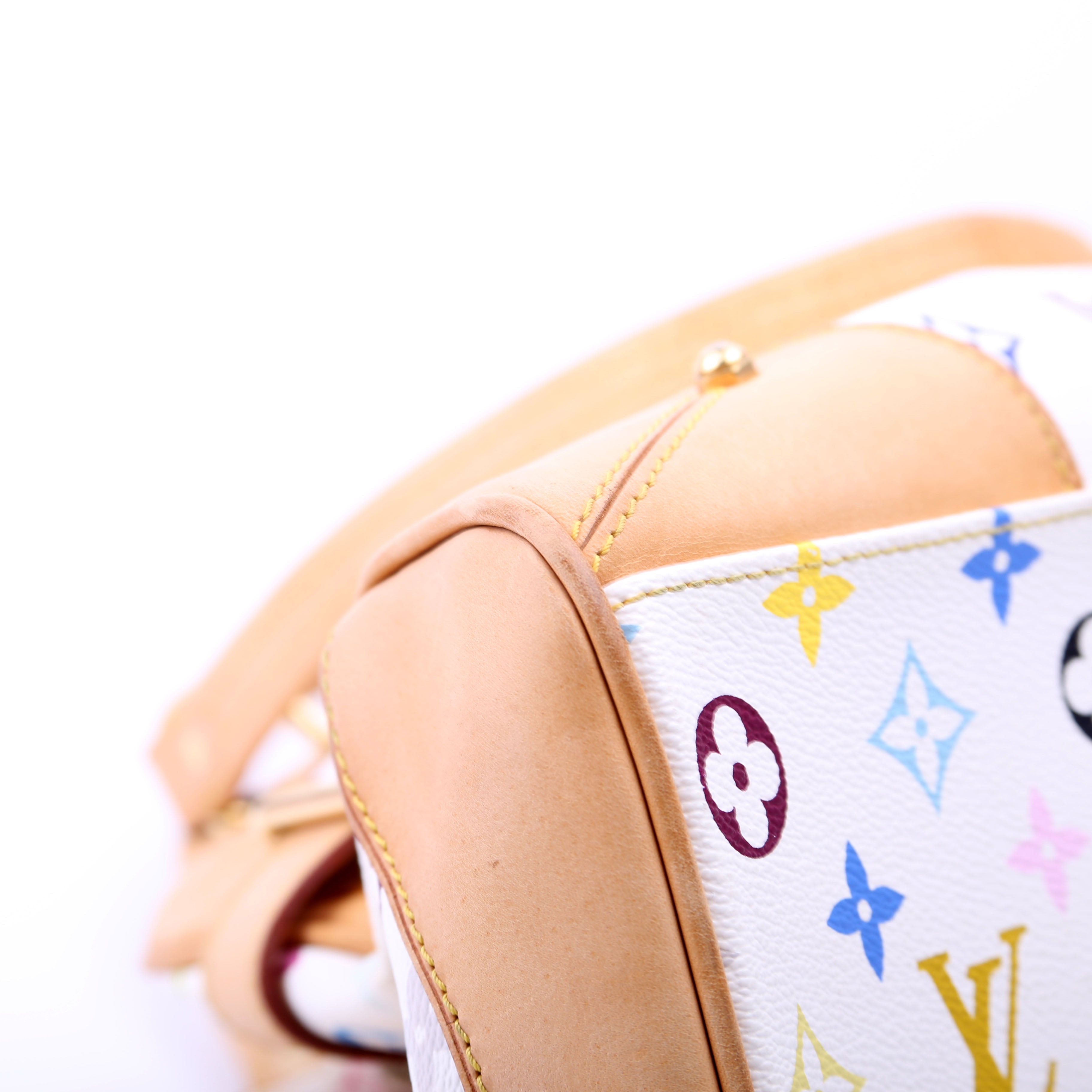 Claudia Multicolor Monogram White