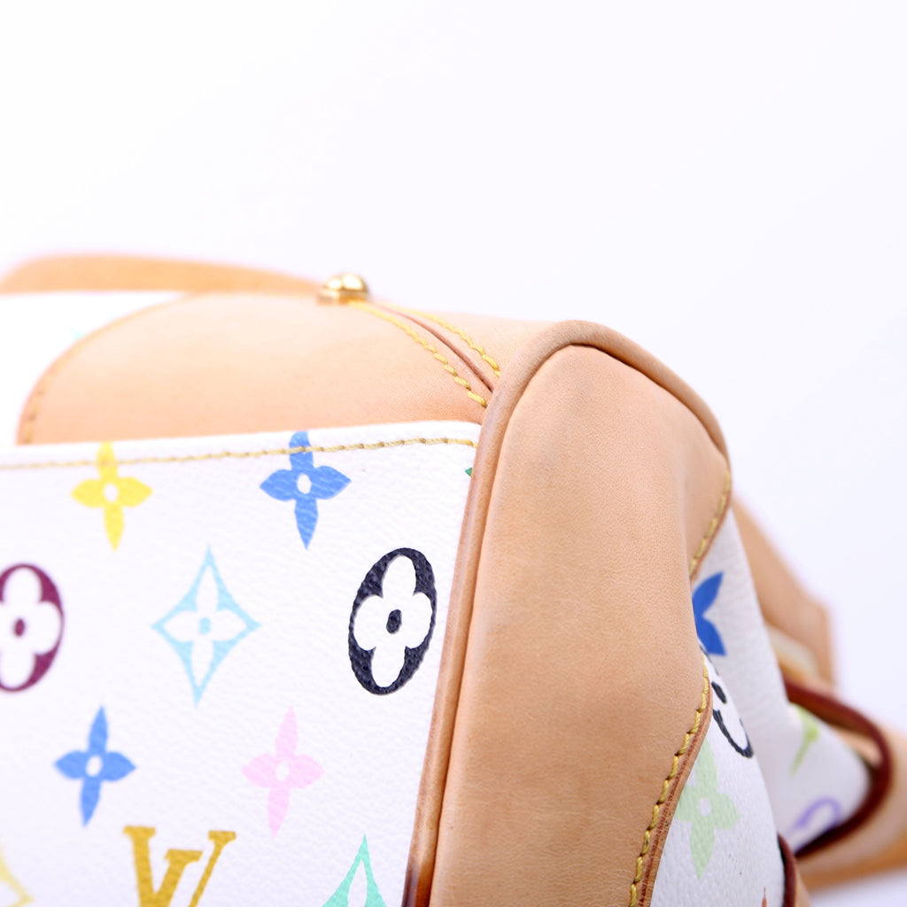 Claudia Multicolor Monogram White