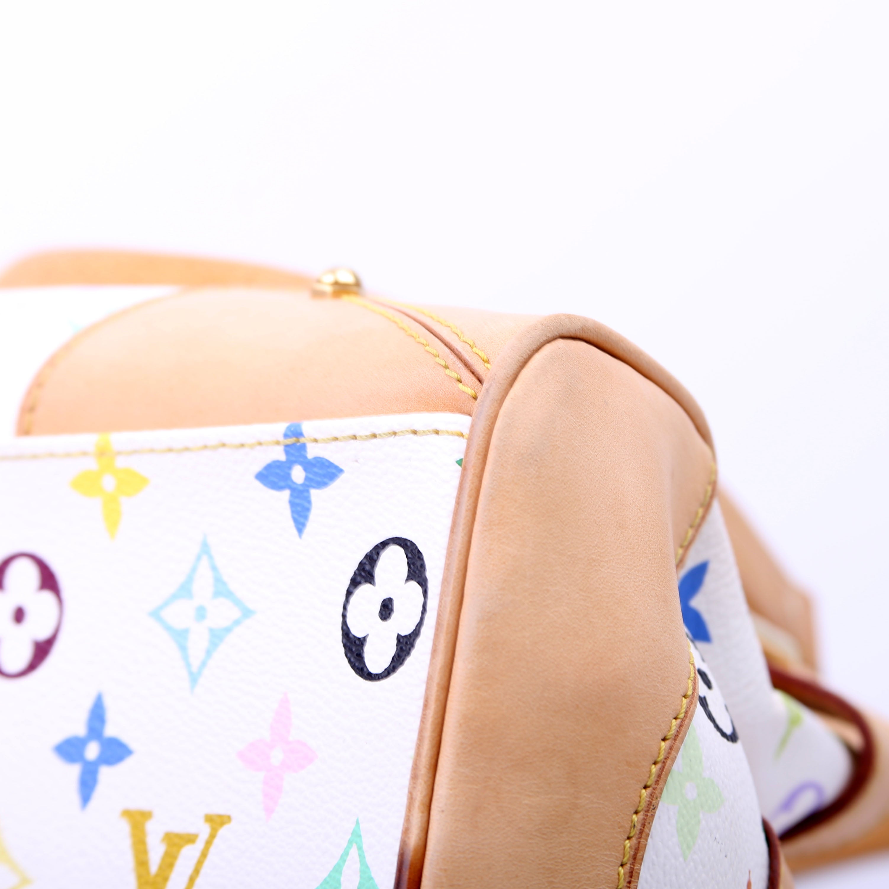 Claudia Multicolor Monogram White