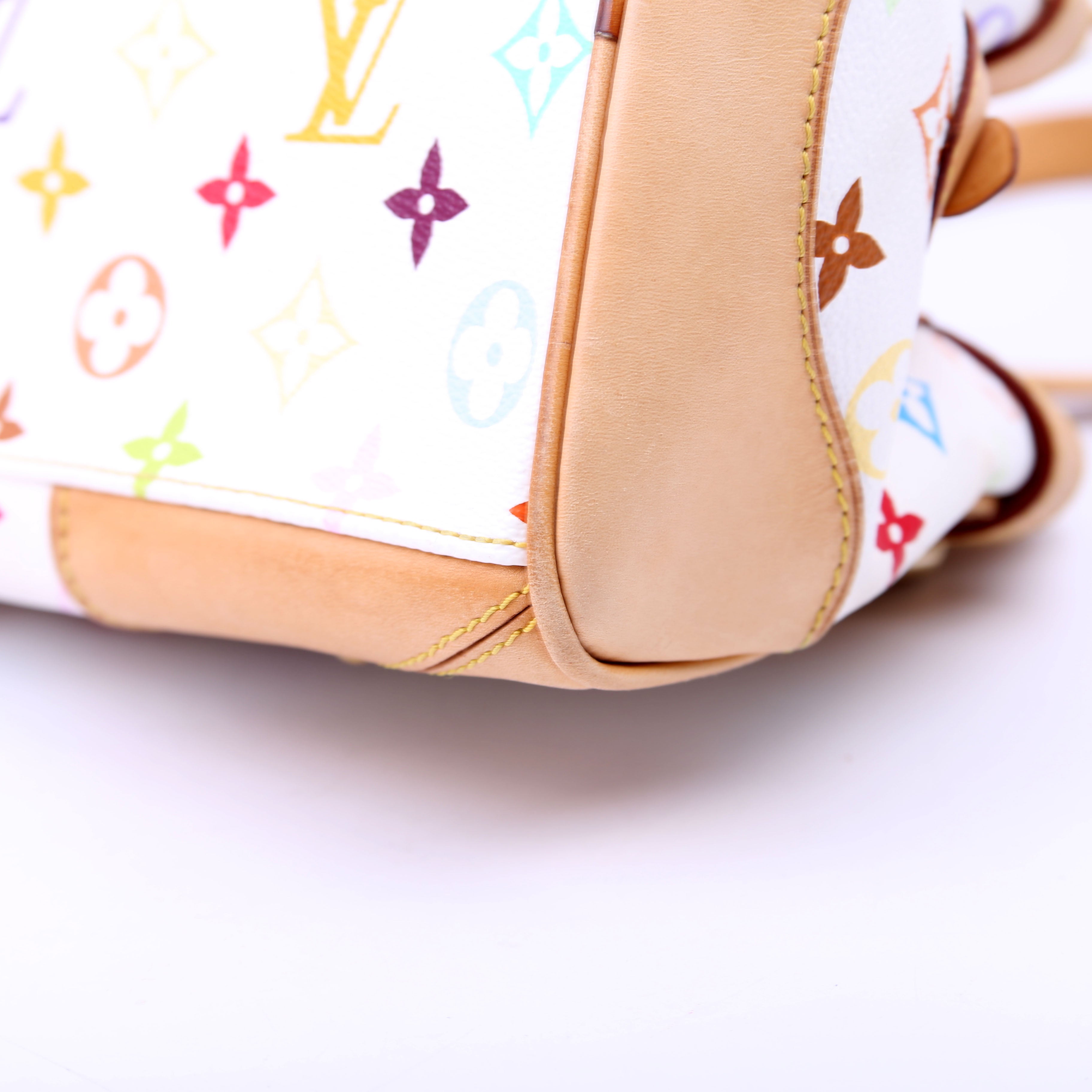 Claudia Multicolor Monogram White
