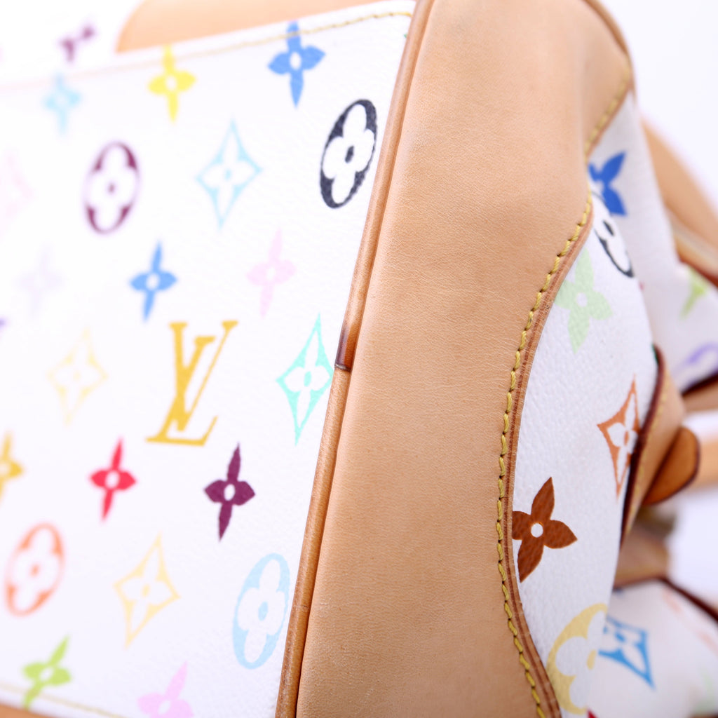 Claudia Multicolor Monogram White