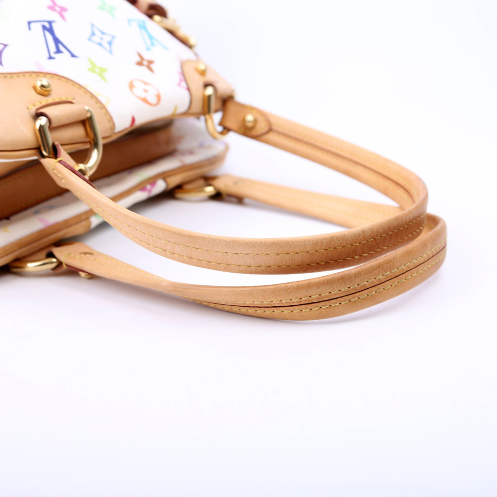 Claudia Multicolor Monogram White