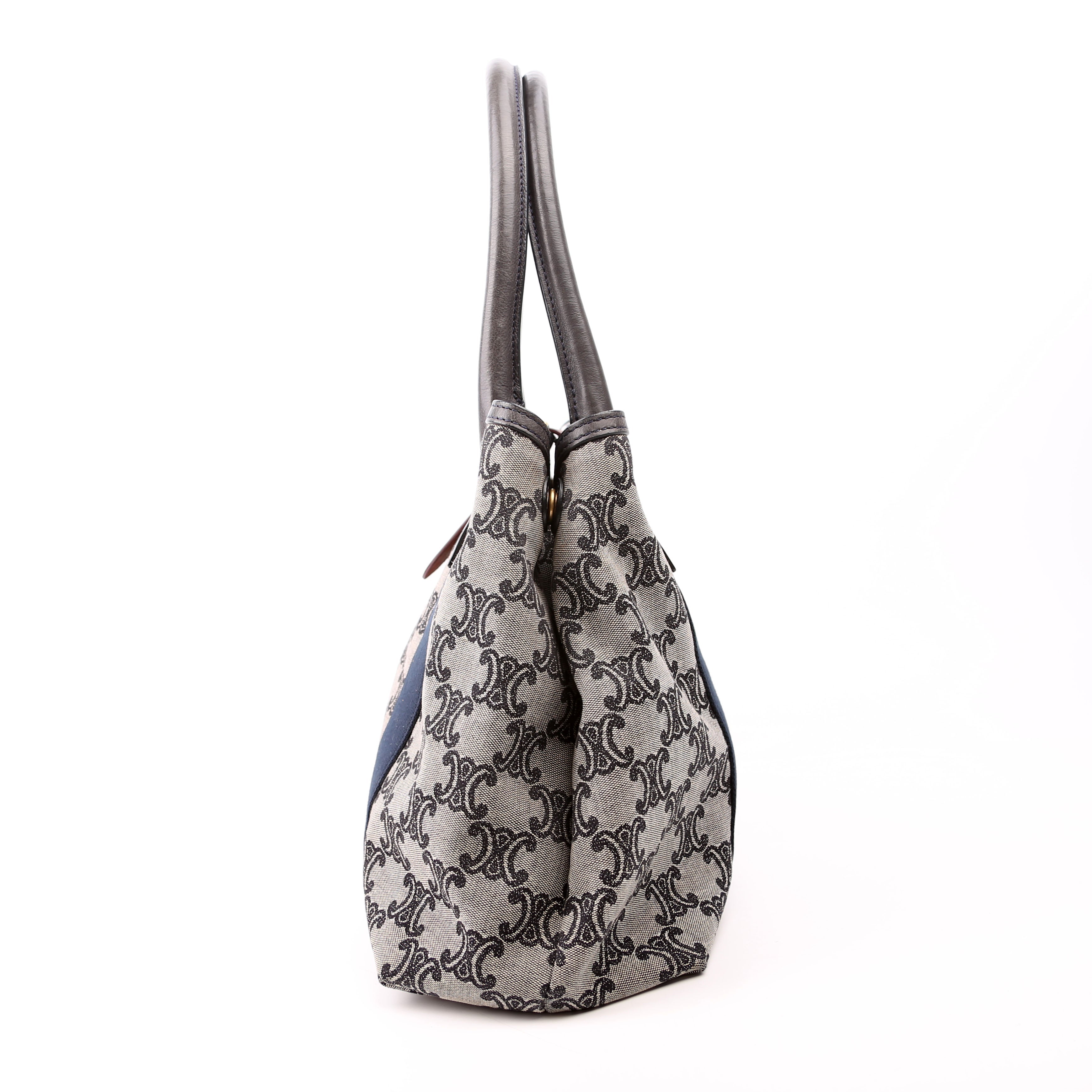 Macadam Canvas Tote Vintage Navy