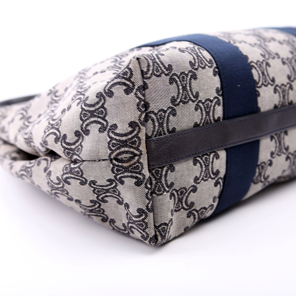 Macadam Canvas Tote Vintage Navy