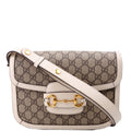 Gucci 602204 Horsebit 1955 Shoulder Bag White