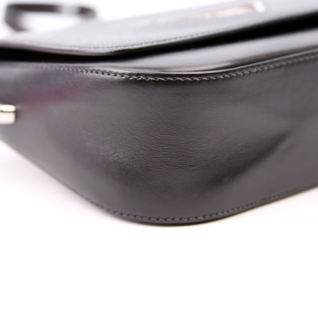 1BD249 Saffiano Flap Bag Black