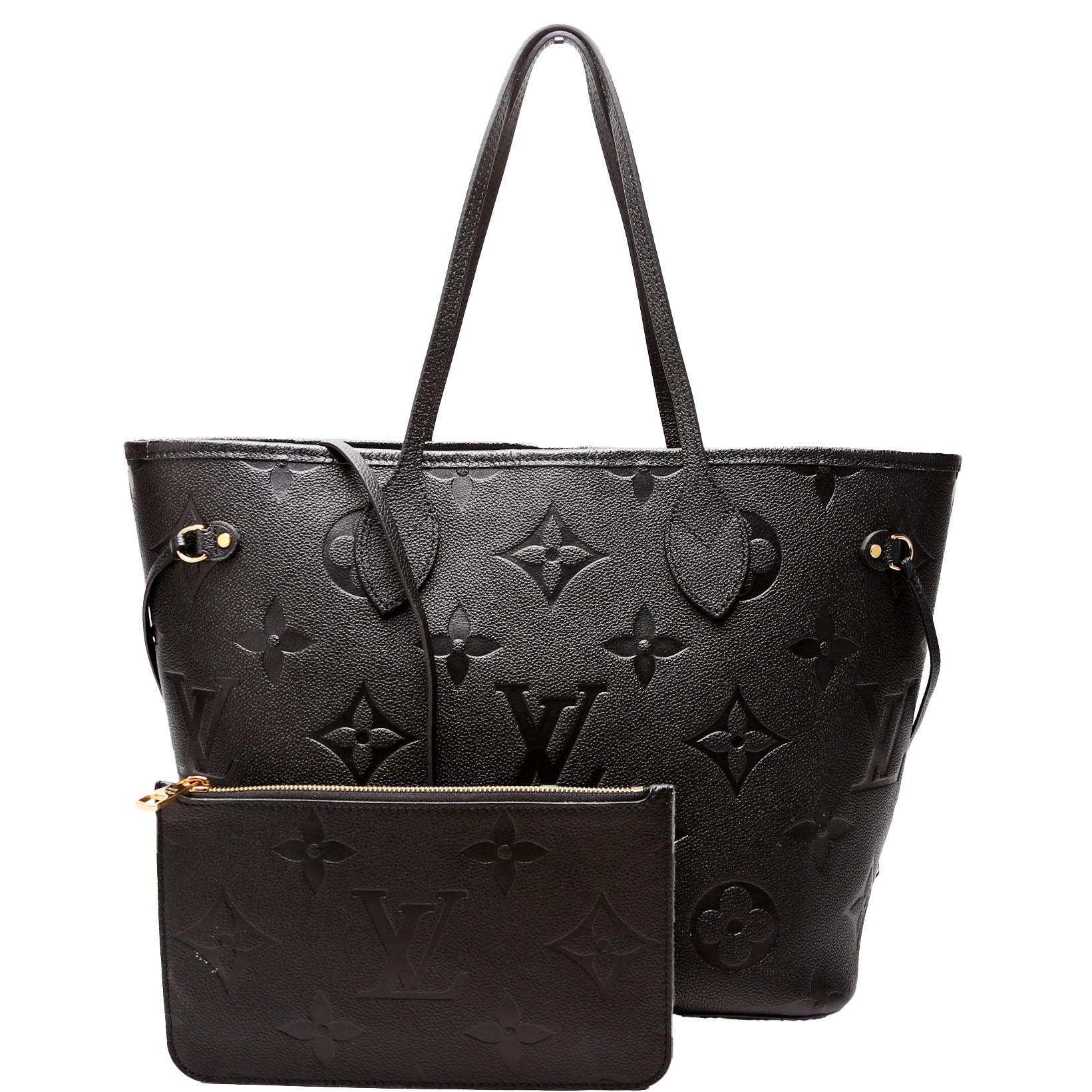 Neverfull With Wallet MM Empreinte Black/Navy