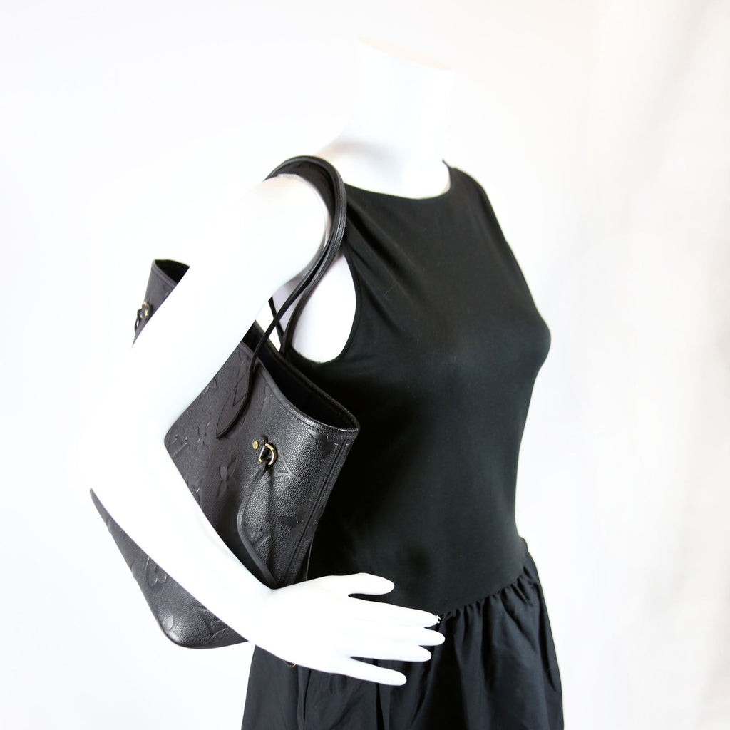 Neverfull With Wallet MM Empreinte Black/Navy