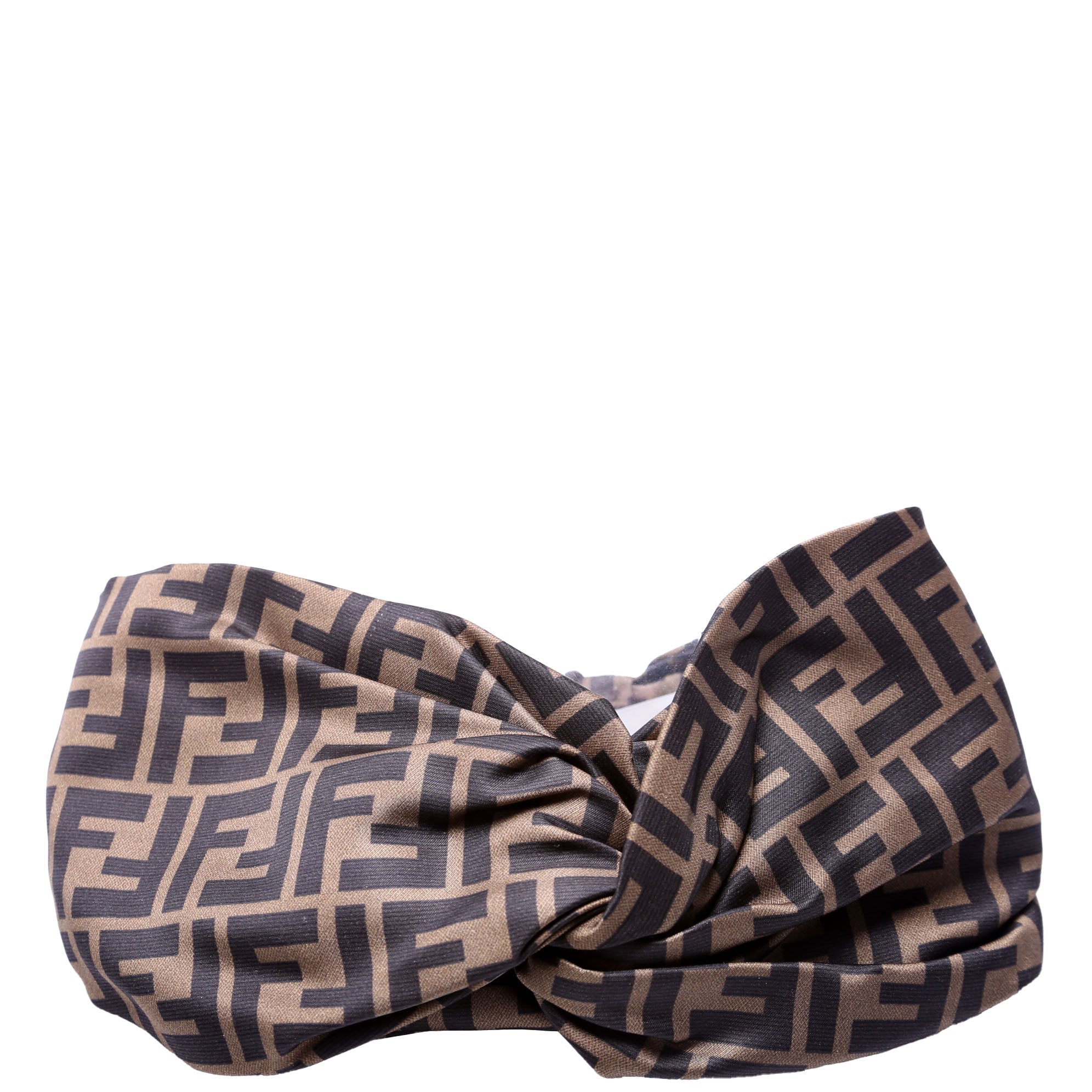 FF Band Silk Headband Brown