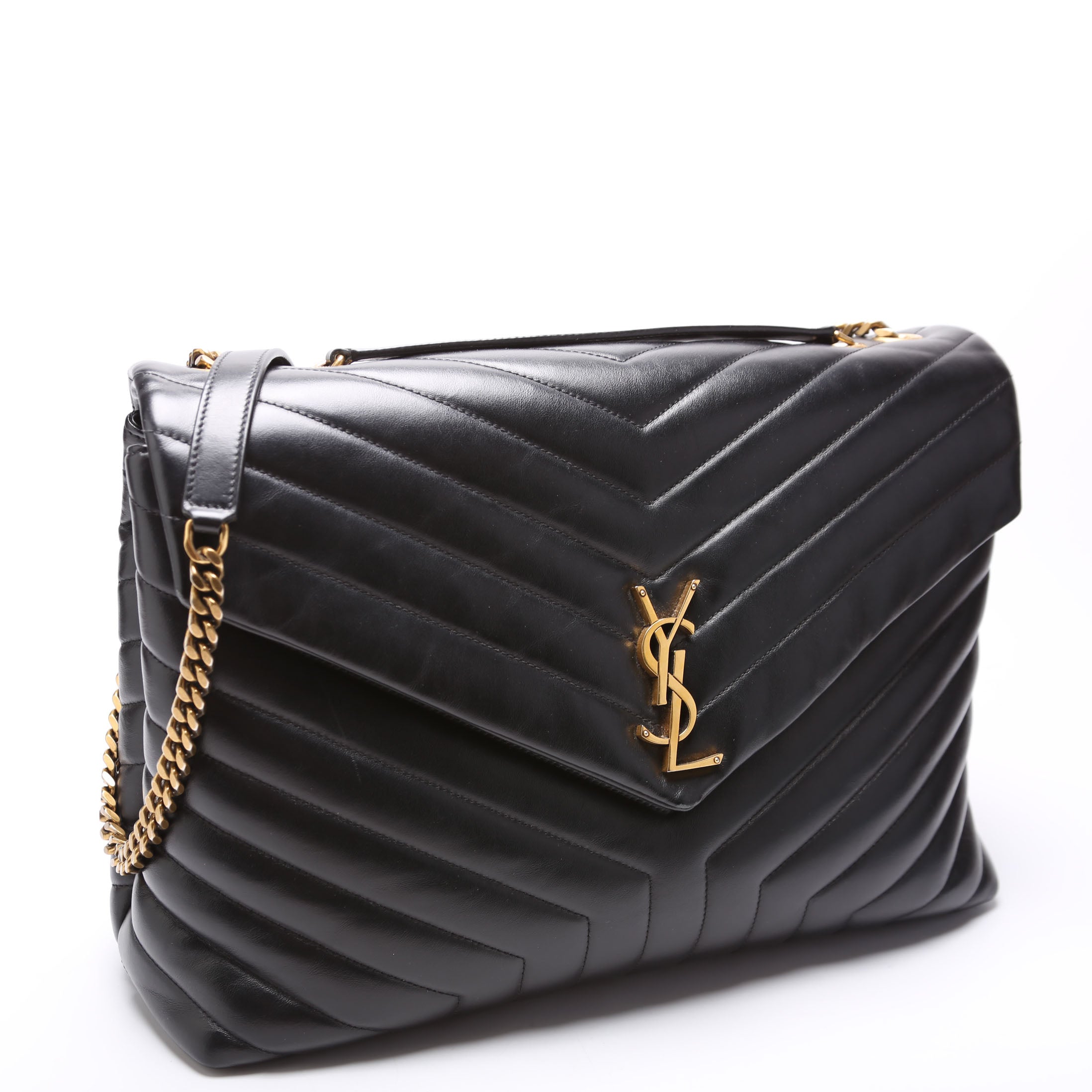 LouLou Satchel Large 574947 Black