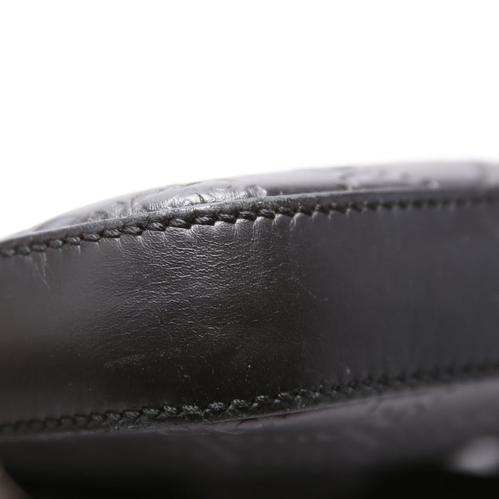 406410 Flat Messenger Small Guccissima Black