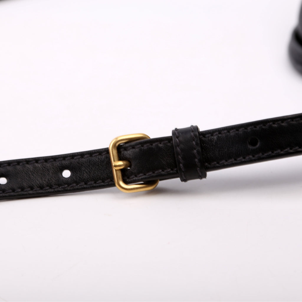 Miu Miu Logo Straw Top Handle