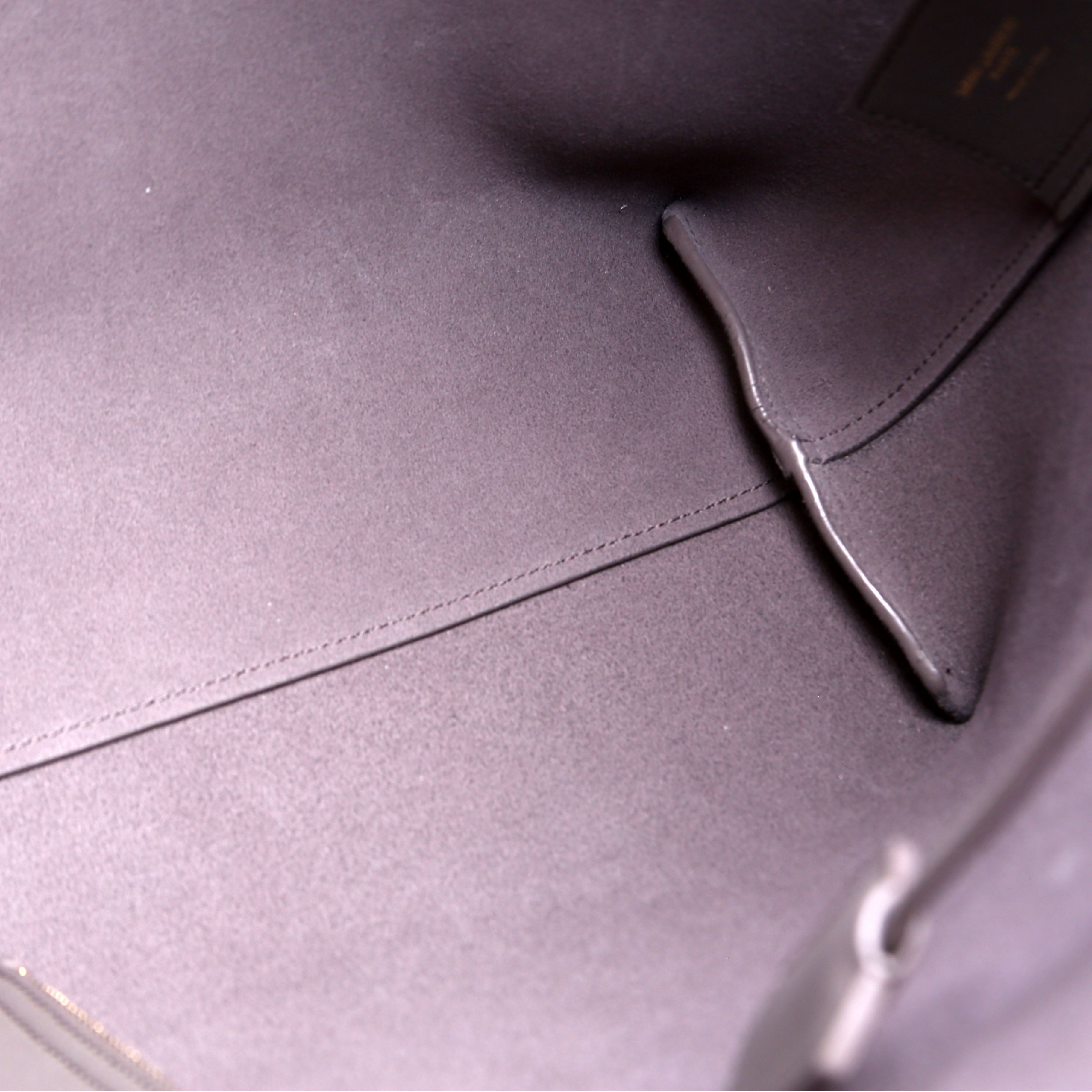 Shopping Bag East/West Supple Leather Grey