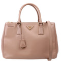Prada Saffiano Galleria Medium Tan