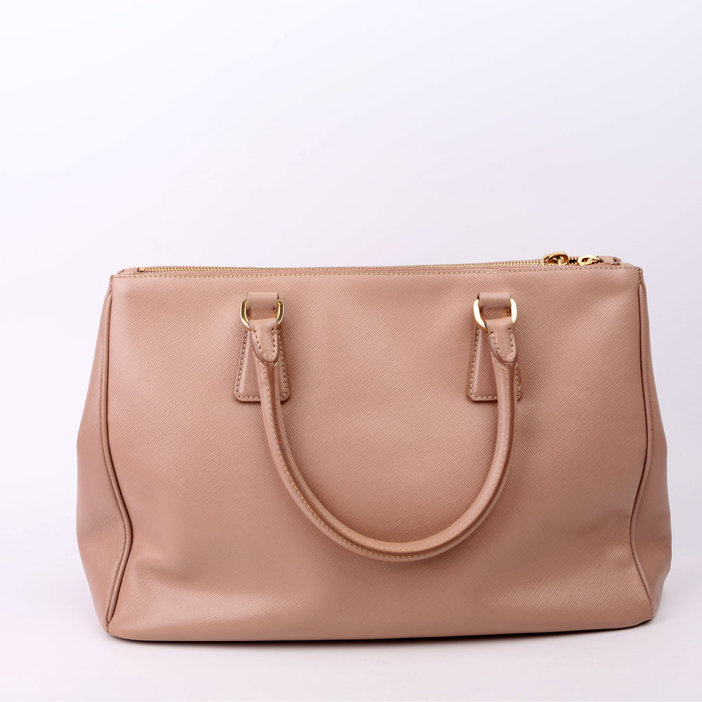 Prada Saffiano Galleria Medium Tan