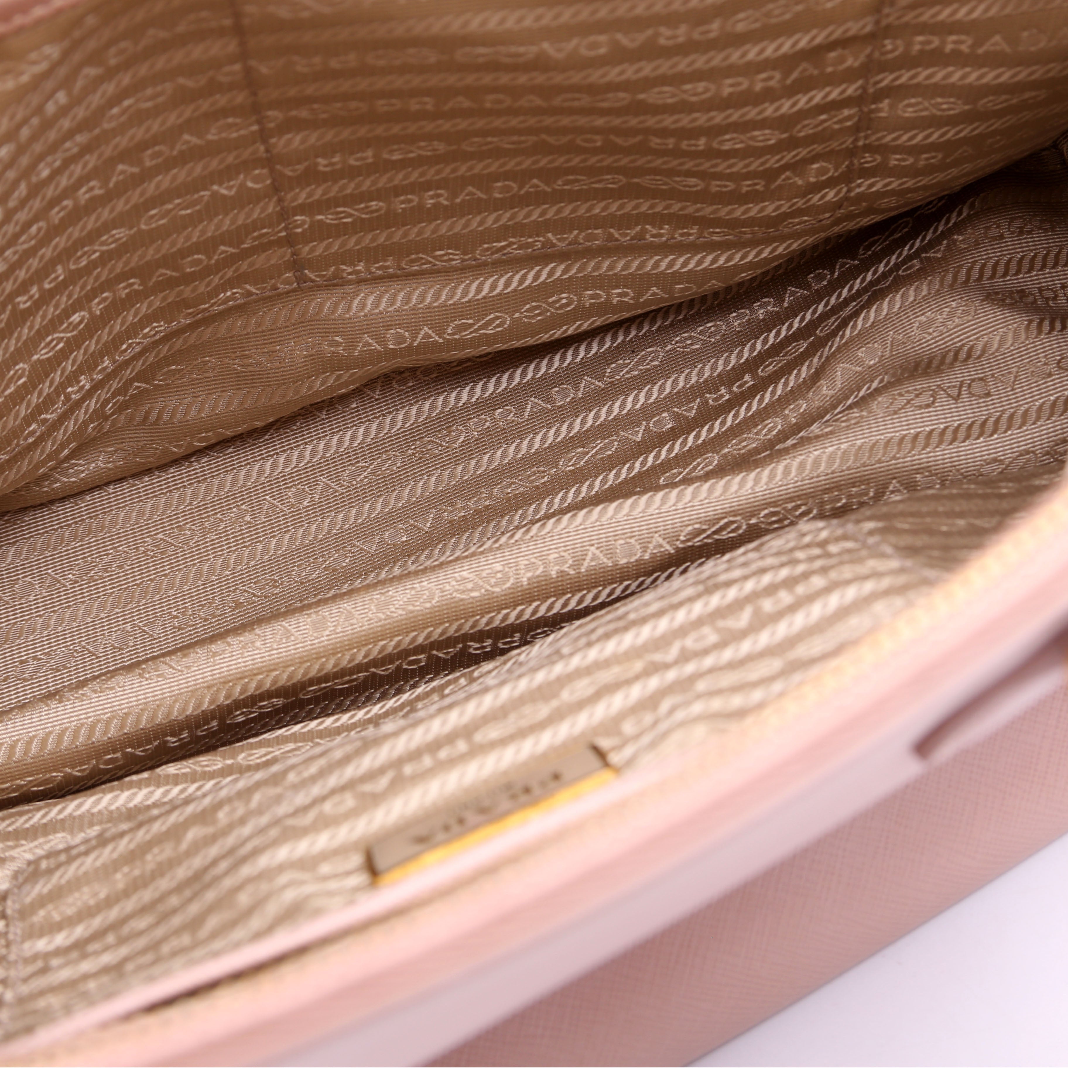 Prada Saffiano Galleria Medium Tan
