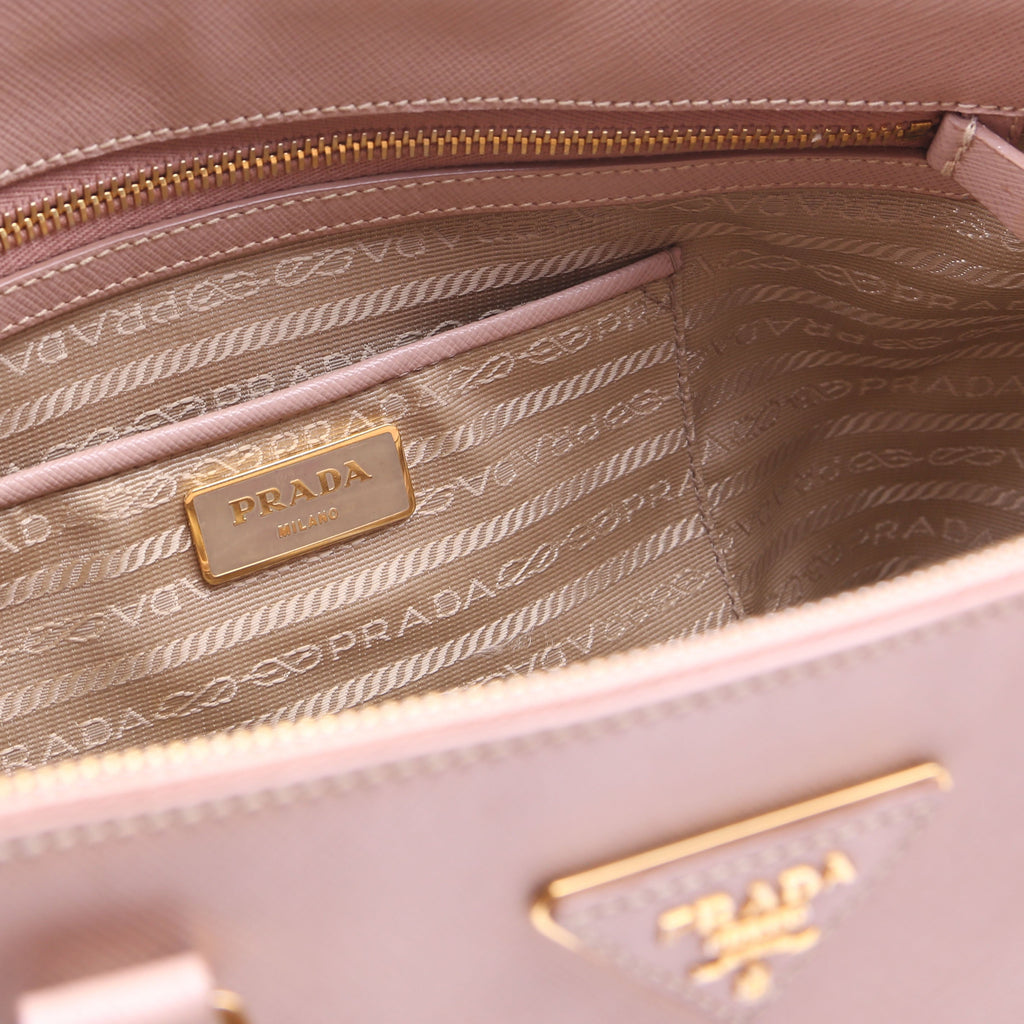 Prada Saffiano Galleria Medium Tan