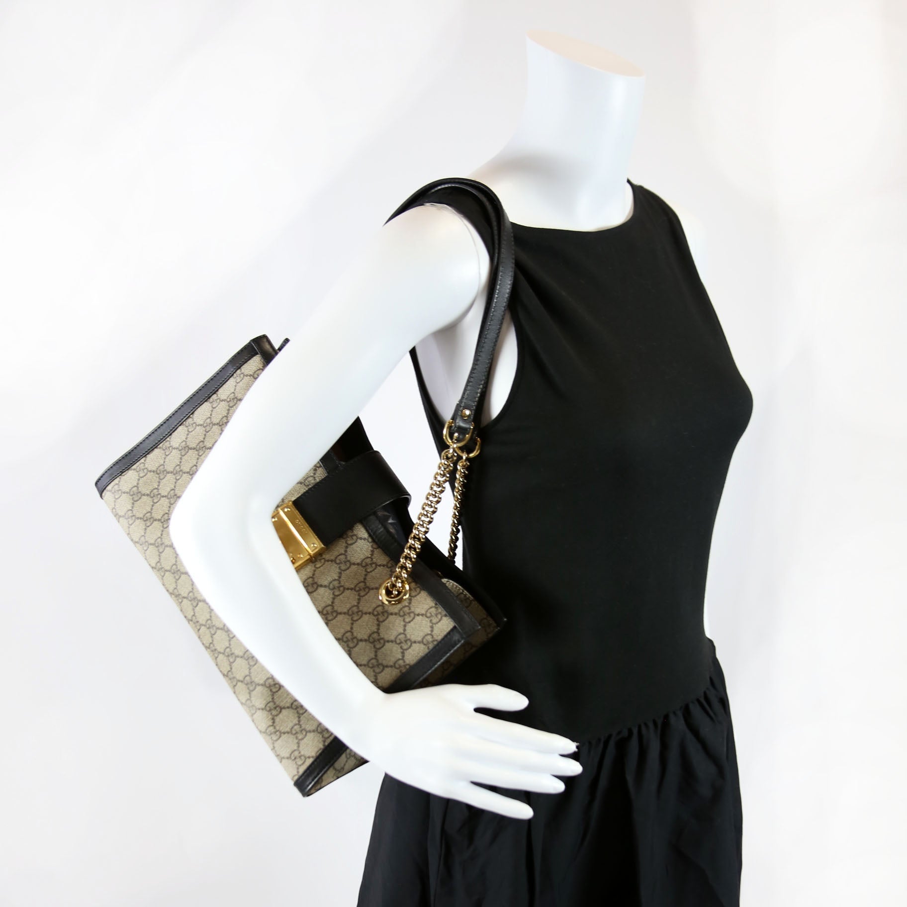 Gucci 479197 Padlock GG Shoulder Medium