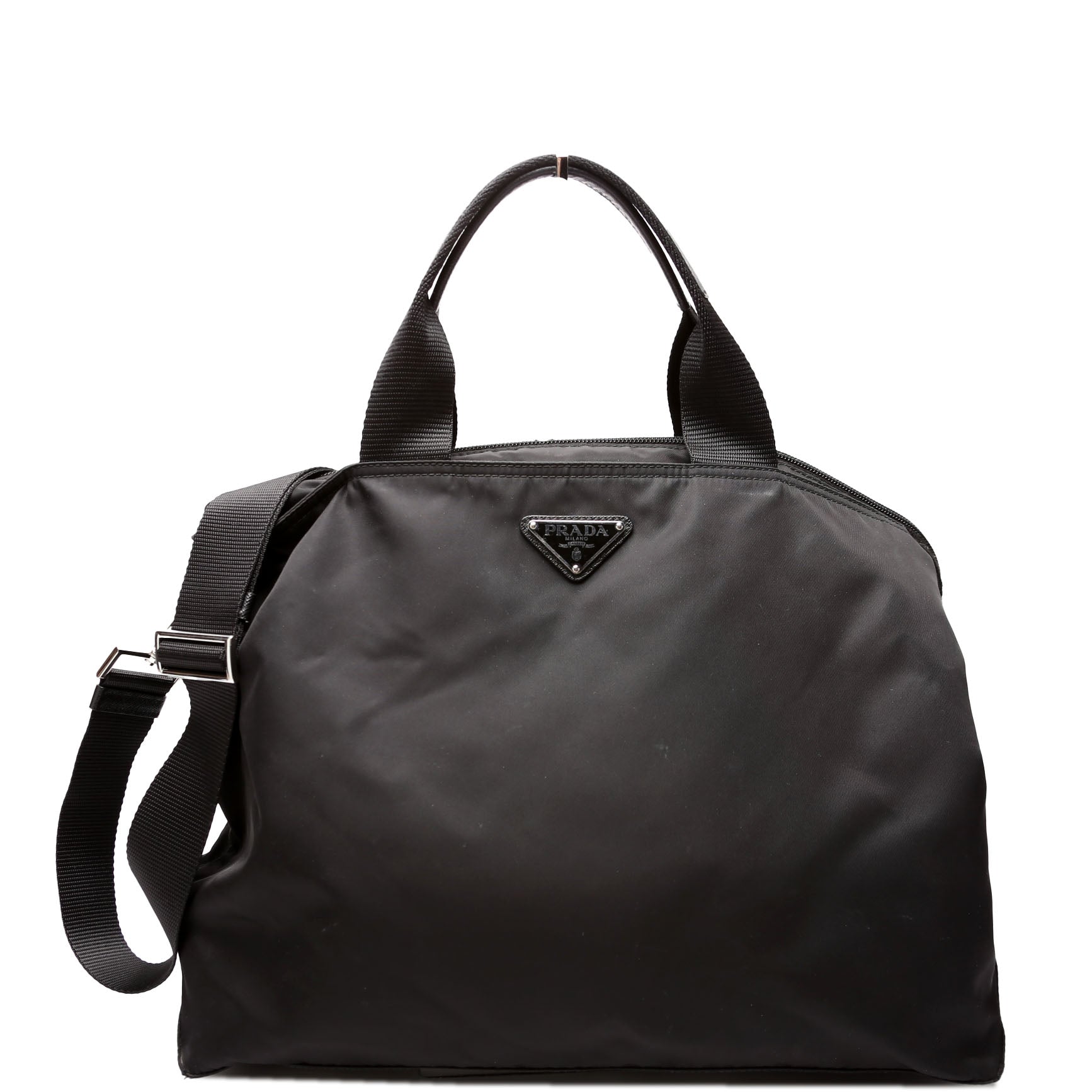 Prada Nylon Vela East West Shopper Tote