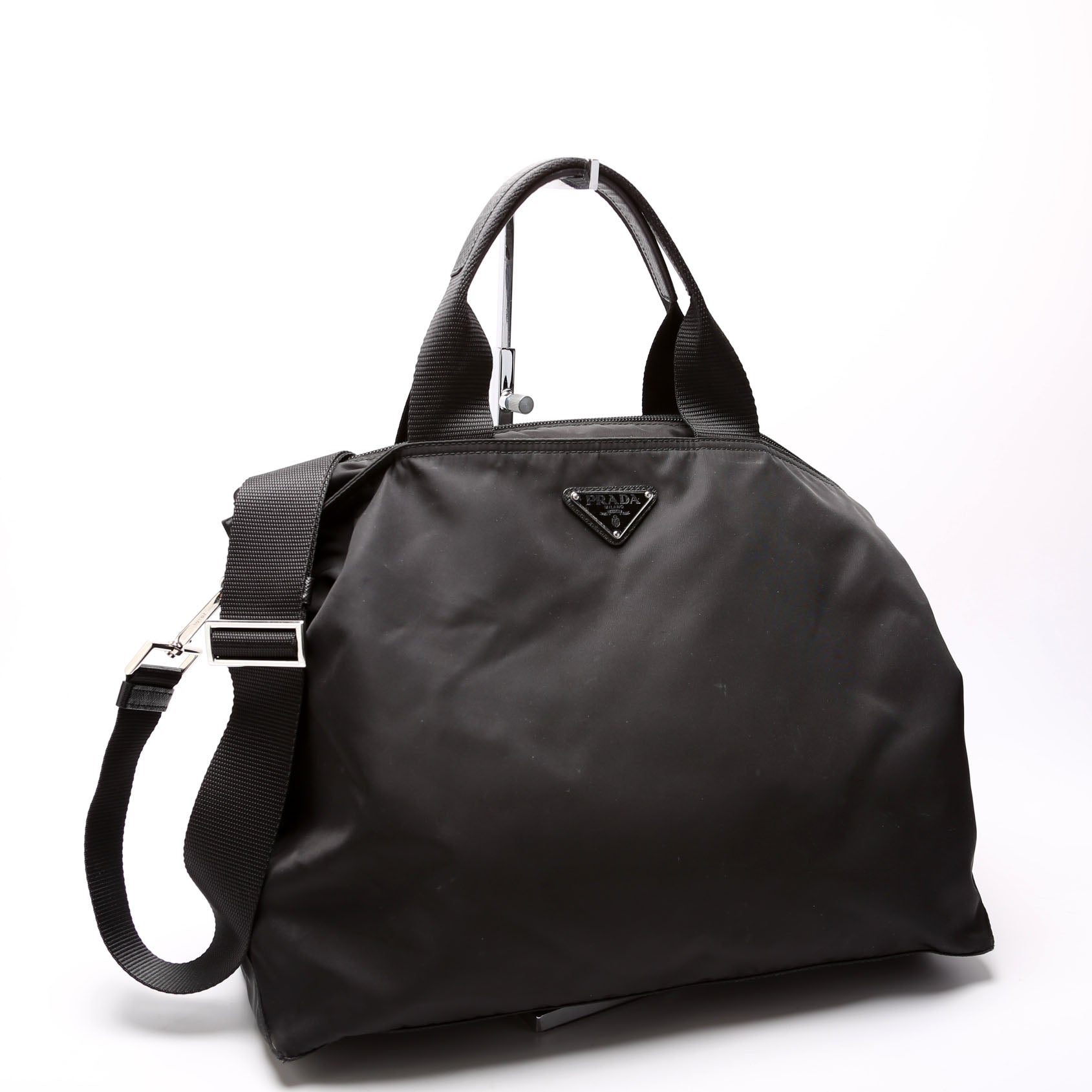 Prada Nylon Vela East West Shopper Tote