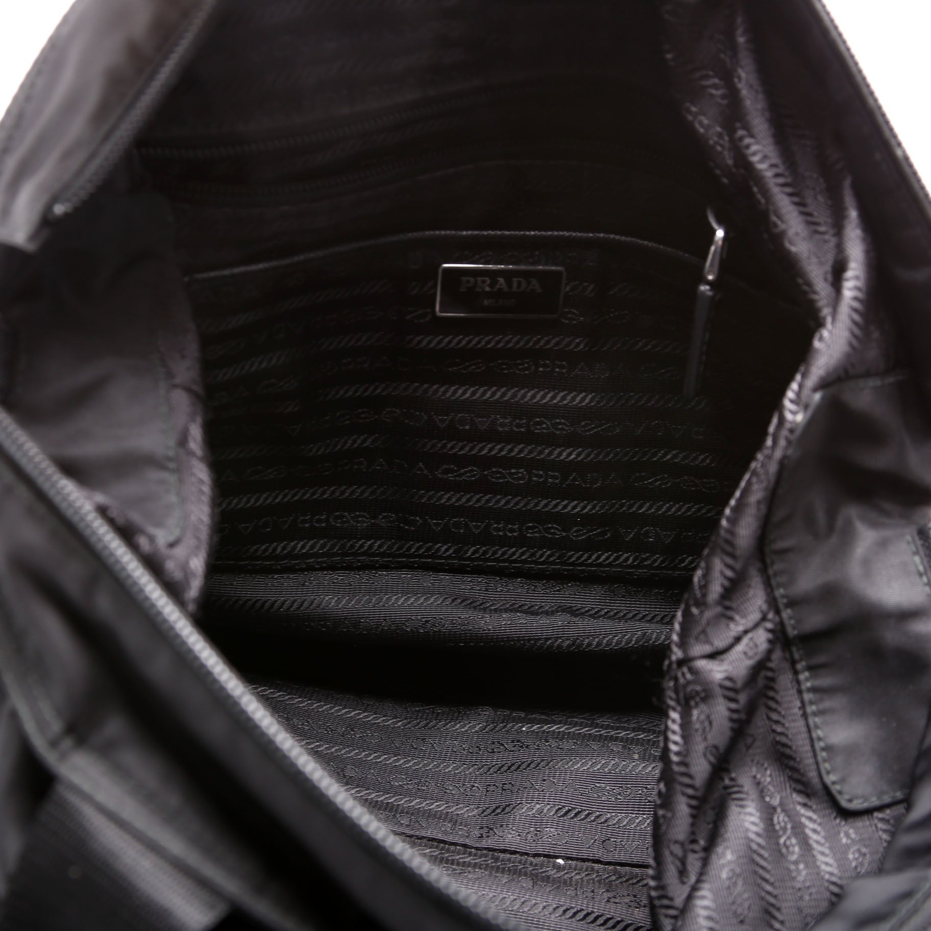Prada Nylon Vela East West Shopper Tote