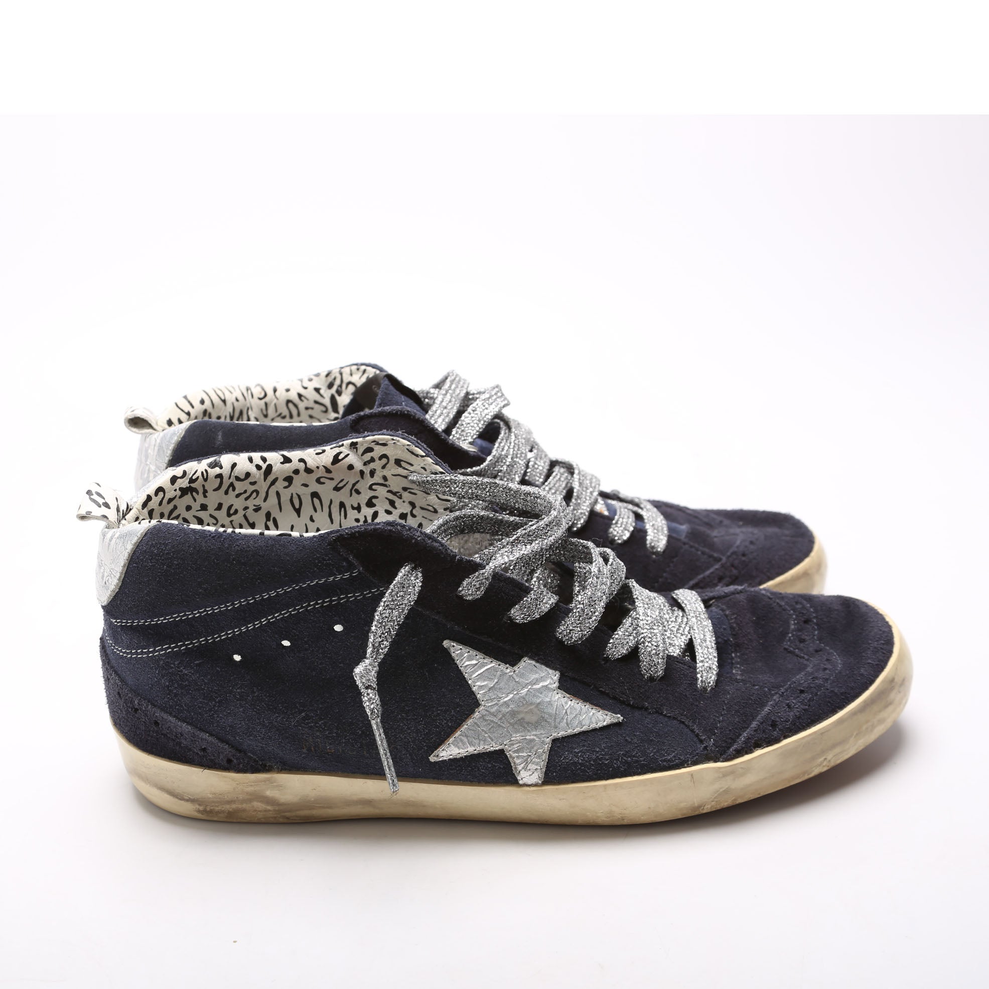 Midstar Sneakers Size 40 Navy/White
