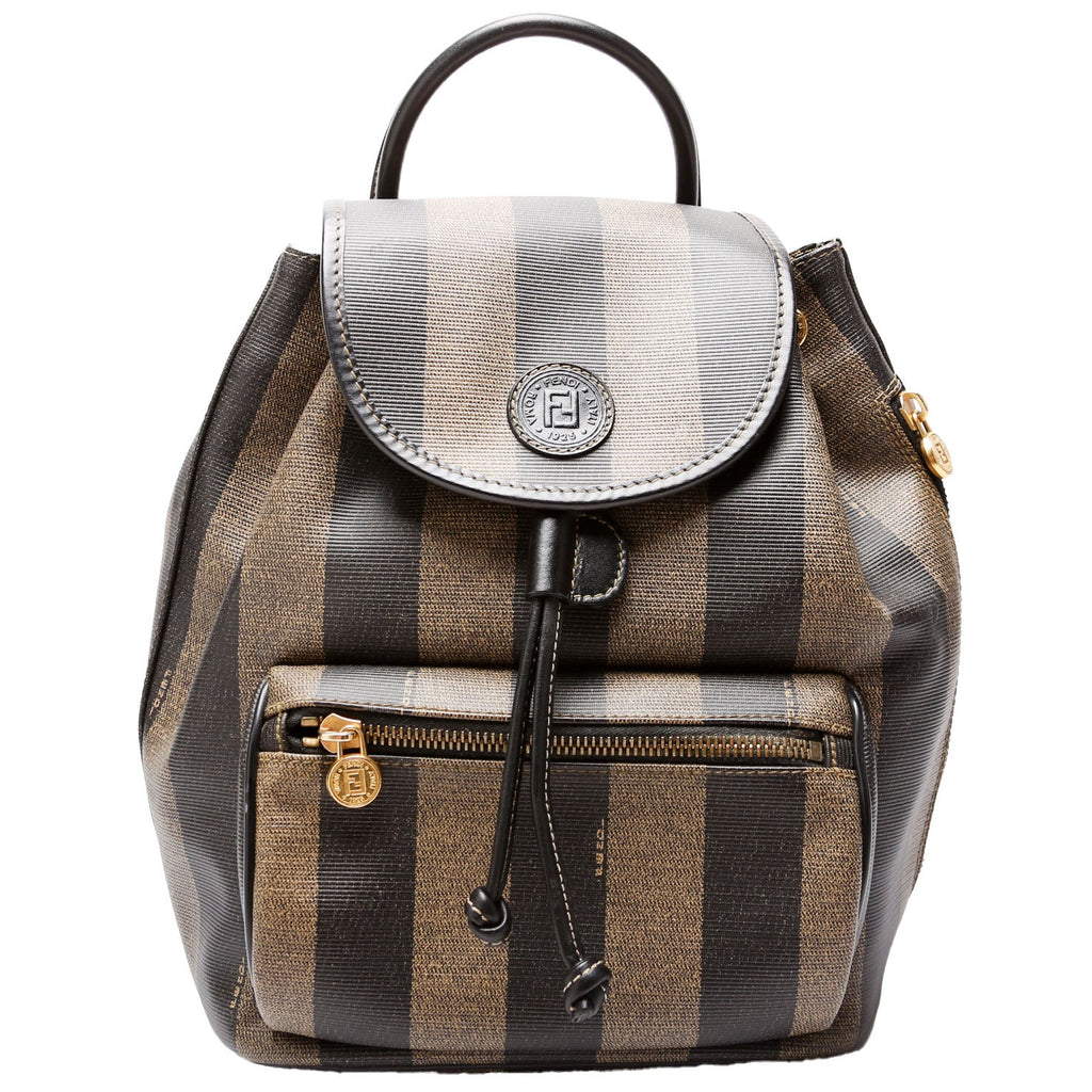 Pequin Canvas Mini Backpack Brown