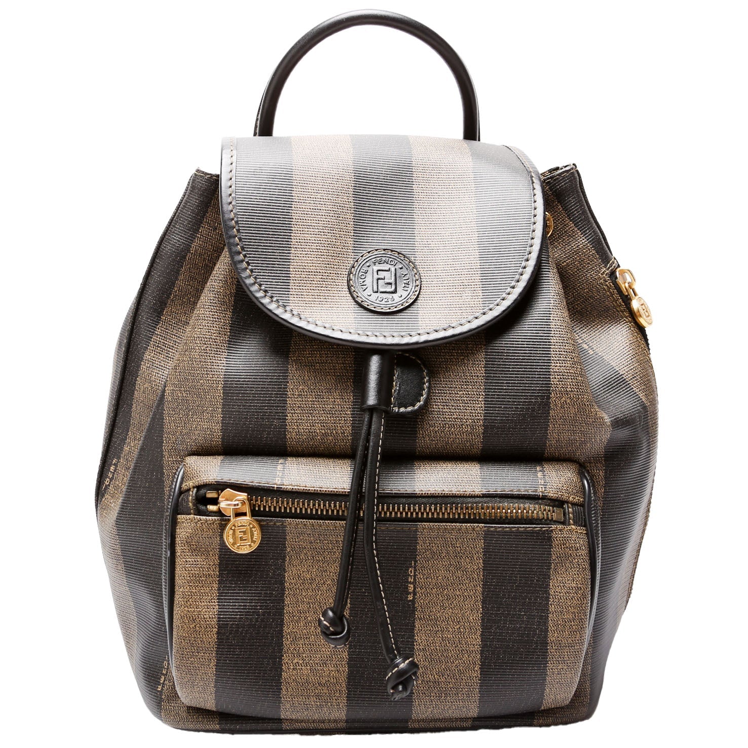 Pequin Canvas Mini Backpack Brown