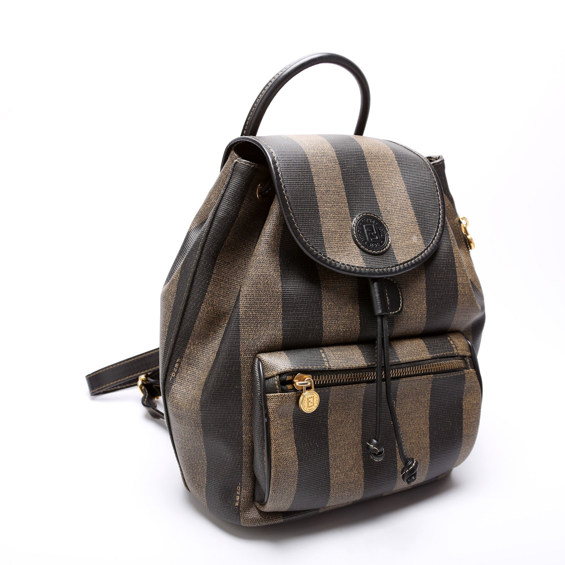 Pequin Canvas Mini Backpack Brown