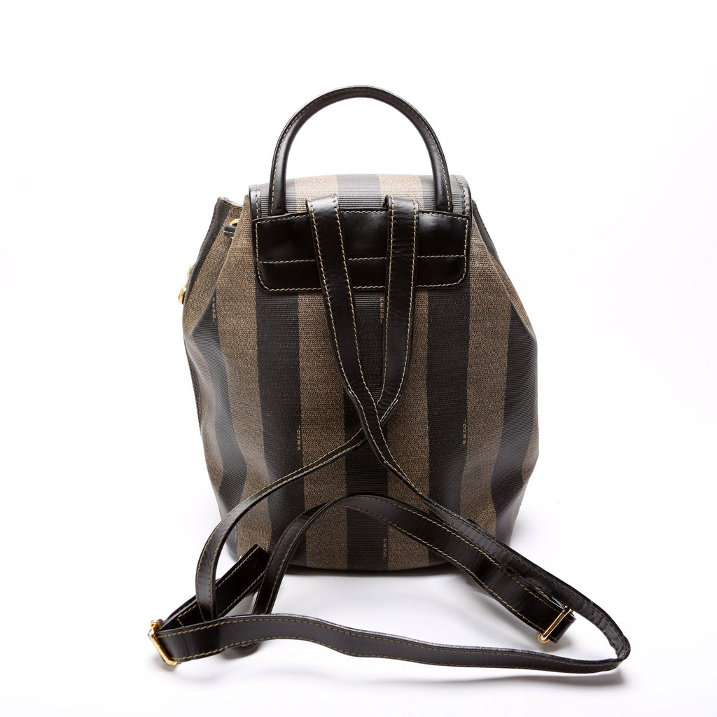 Pequin Canvas Mini Backpack Brown