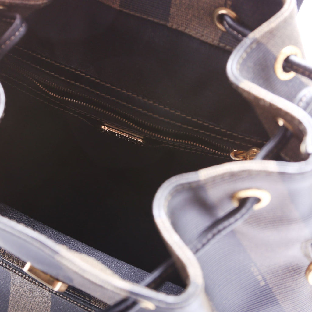 Pequin Canvas Mini Backpack Brown