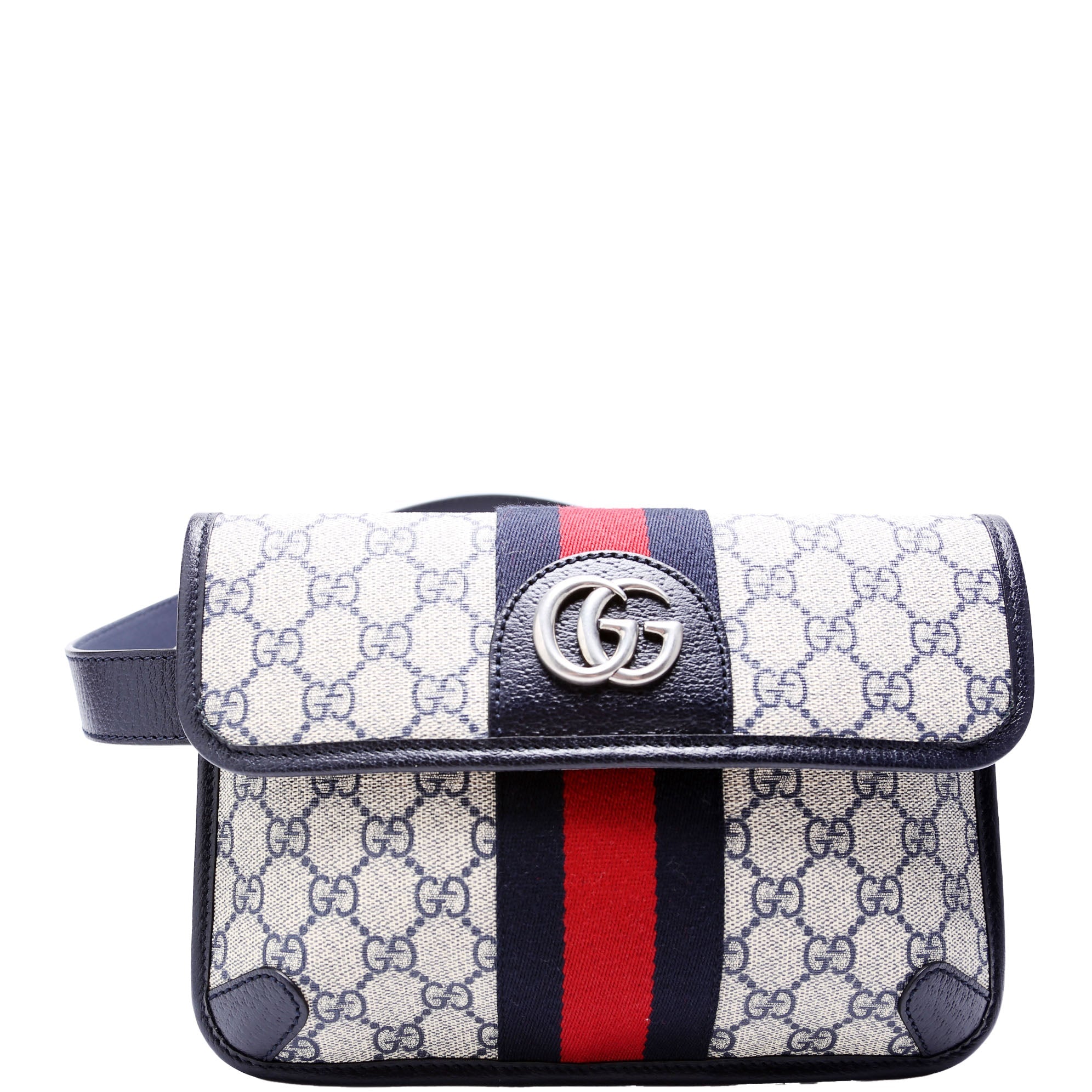 Gucci 674081 GG Supreme Ophidia Belt Bag Navy