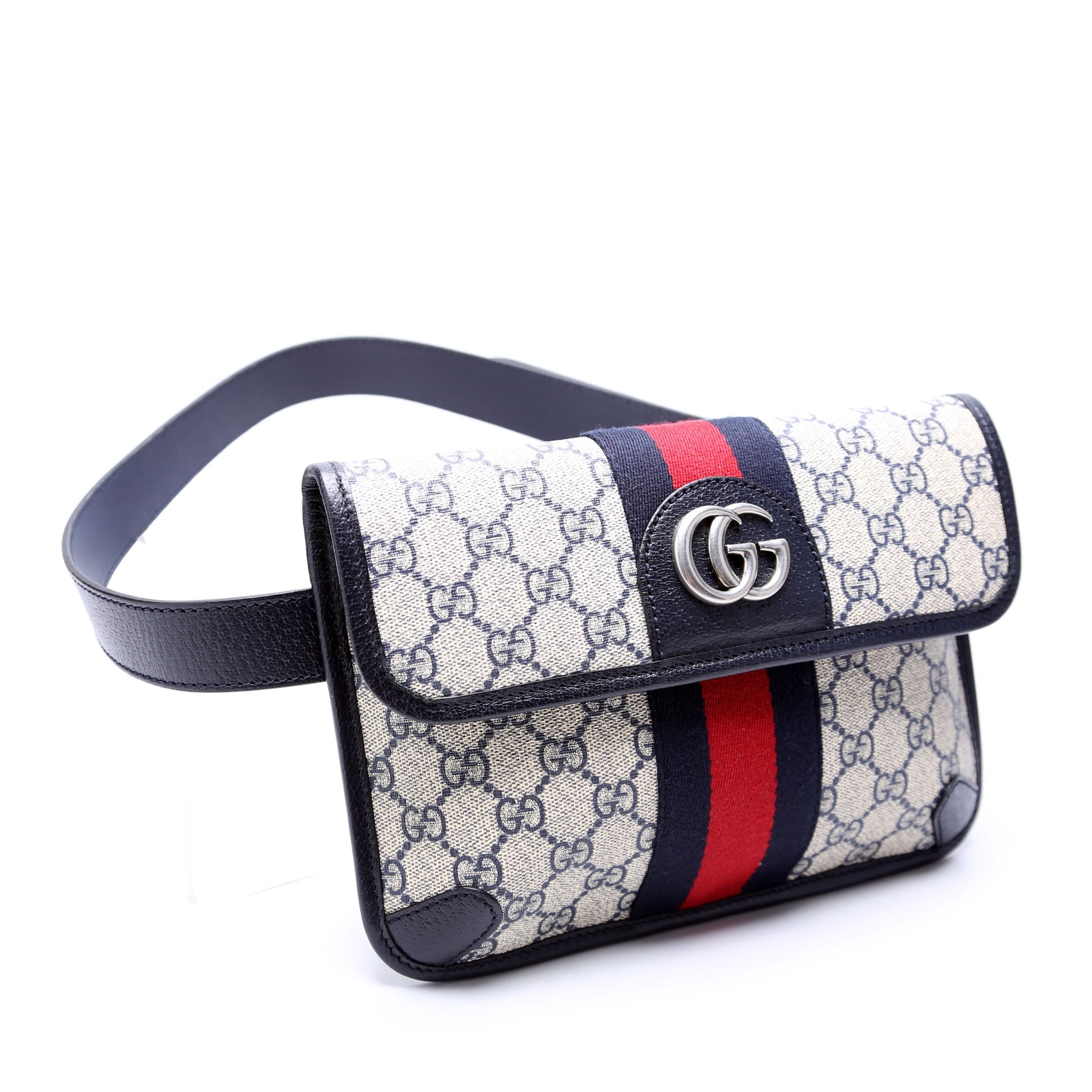 Gucci 674081 GG Supreme Ophidia Belt Bag Navy