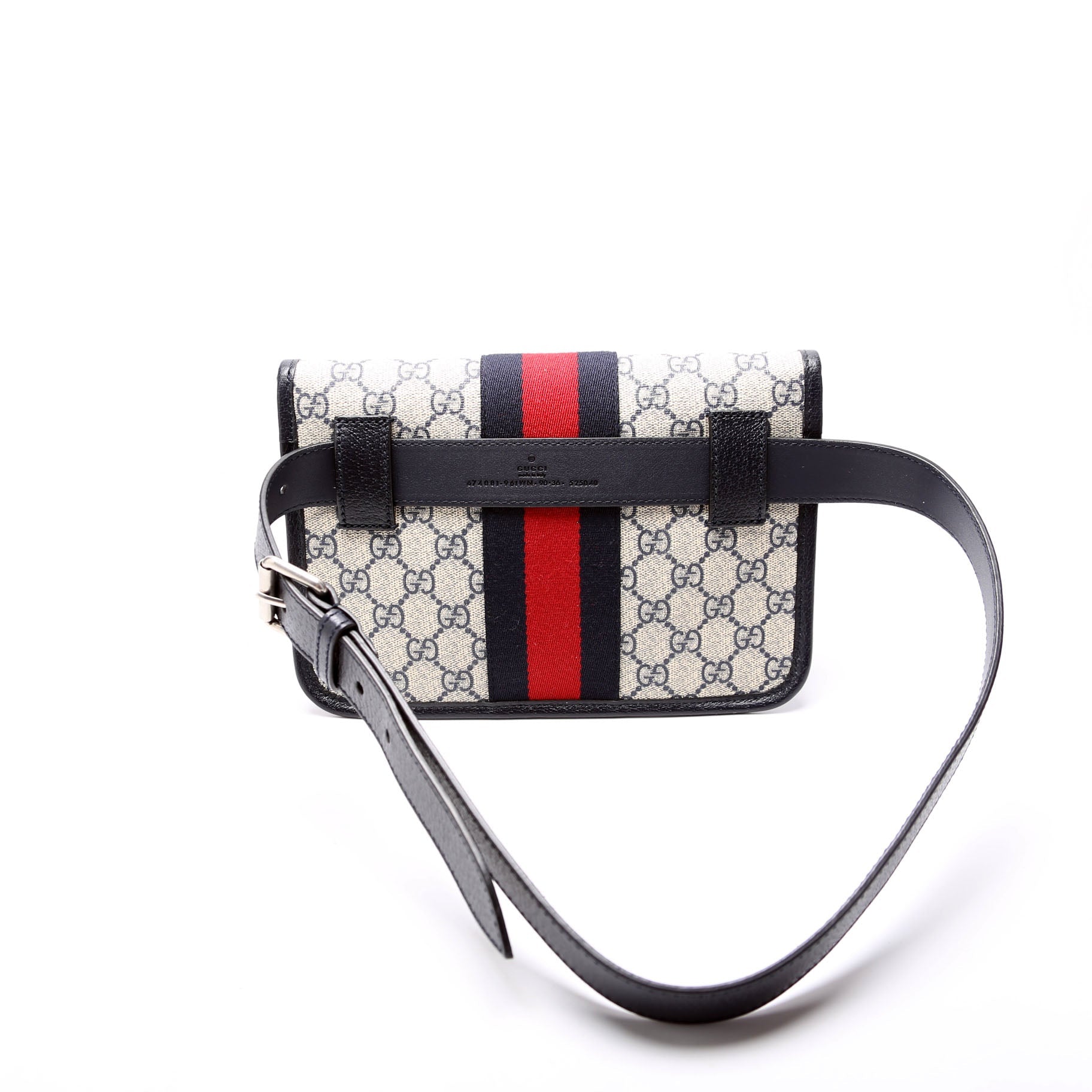 Gucci 674081 GG Supreme Ophidia Belt Bag Navy