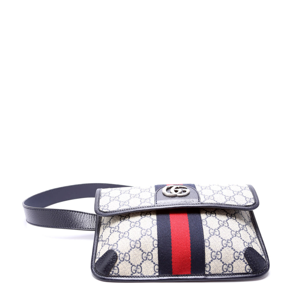 Gucci 674081 GG Supreme Ophidia Belt Bag Navy