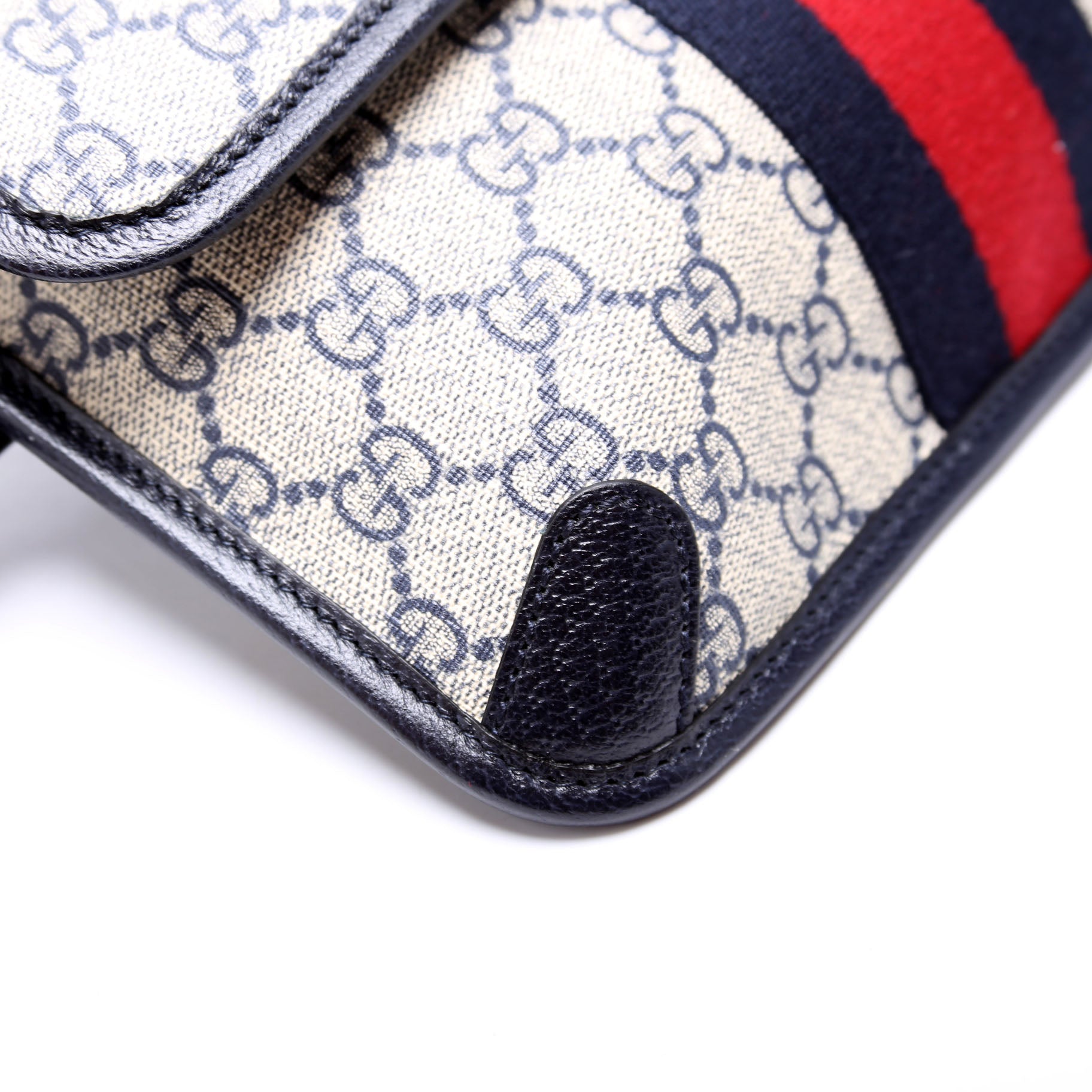 Gucci 674081 GG Supreme Ophidia Belt Bag Navy