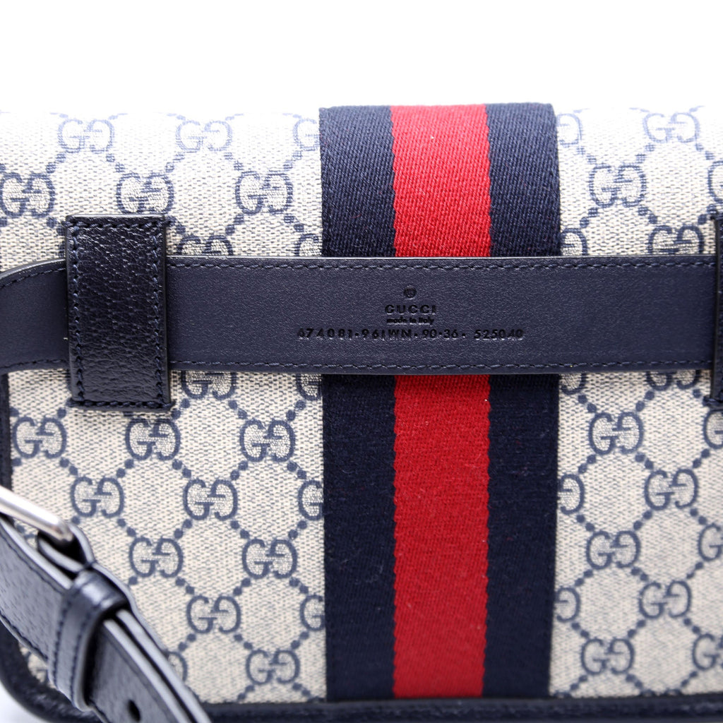 Gucci 674081 GG Supreme Ophidia Belt Bag Navy