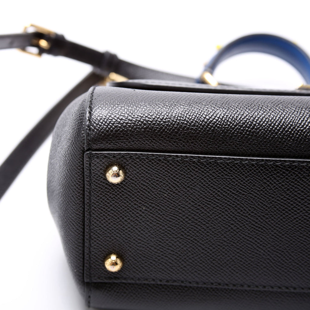 Miss Sicily Small Top Handle Black/Multicolor